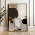 Abstract 1983 Canvas Art 60 x 40 cm / Stretched on hidden frame