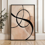Abstract 1984 Canvas Art 60 x 40 cm / Stretched on hidden frame