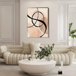 Abstract 1984 Canvas Art 60 x 40 cm / Stretched on hidden frame