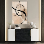Abstract 1984 Canvas Art 60 x 40 cm / Stretched on hidden frame