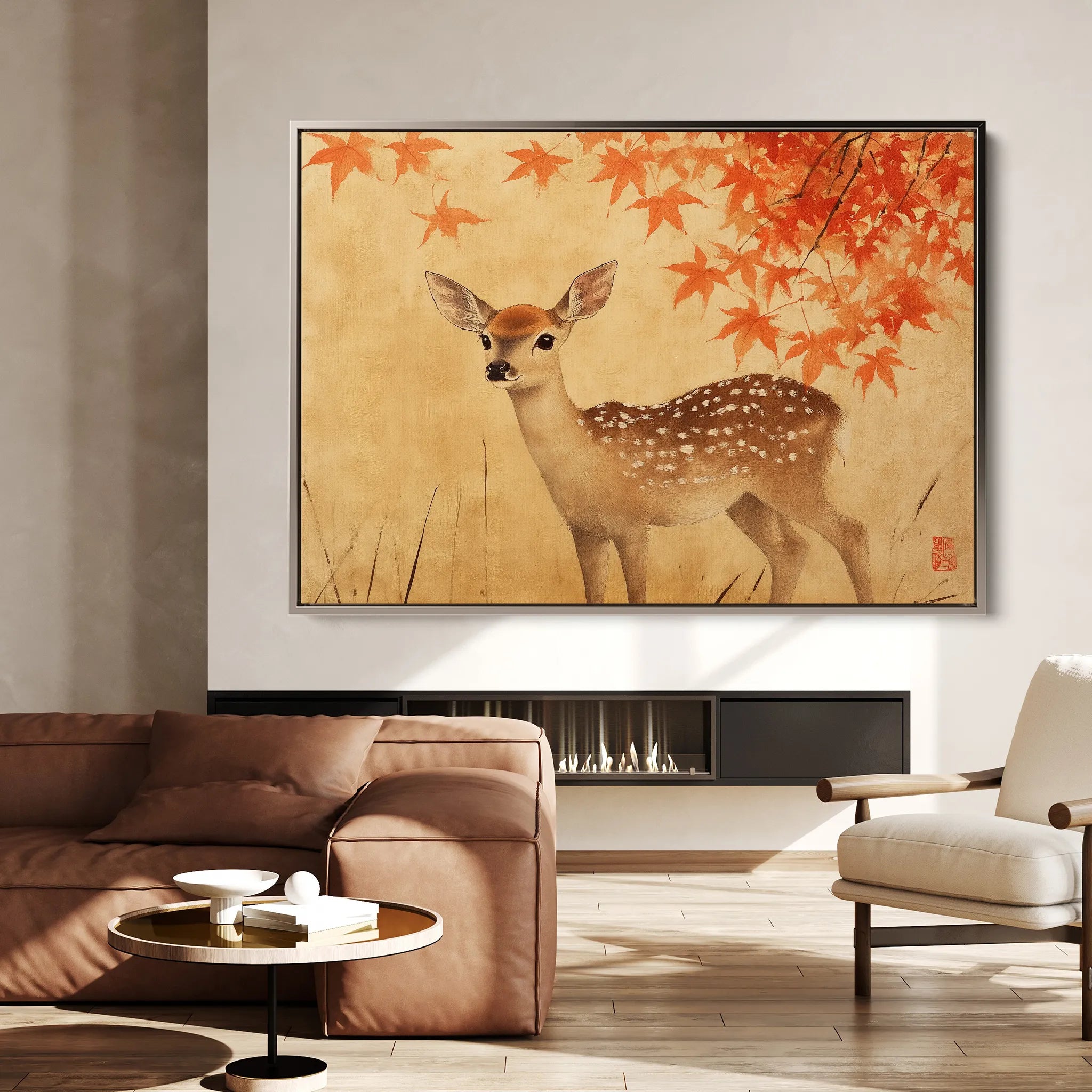 Animals Canvas Wall Art WAD199-AN 90 x 60 cm / Stretched on hidden frame