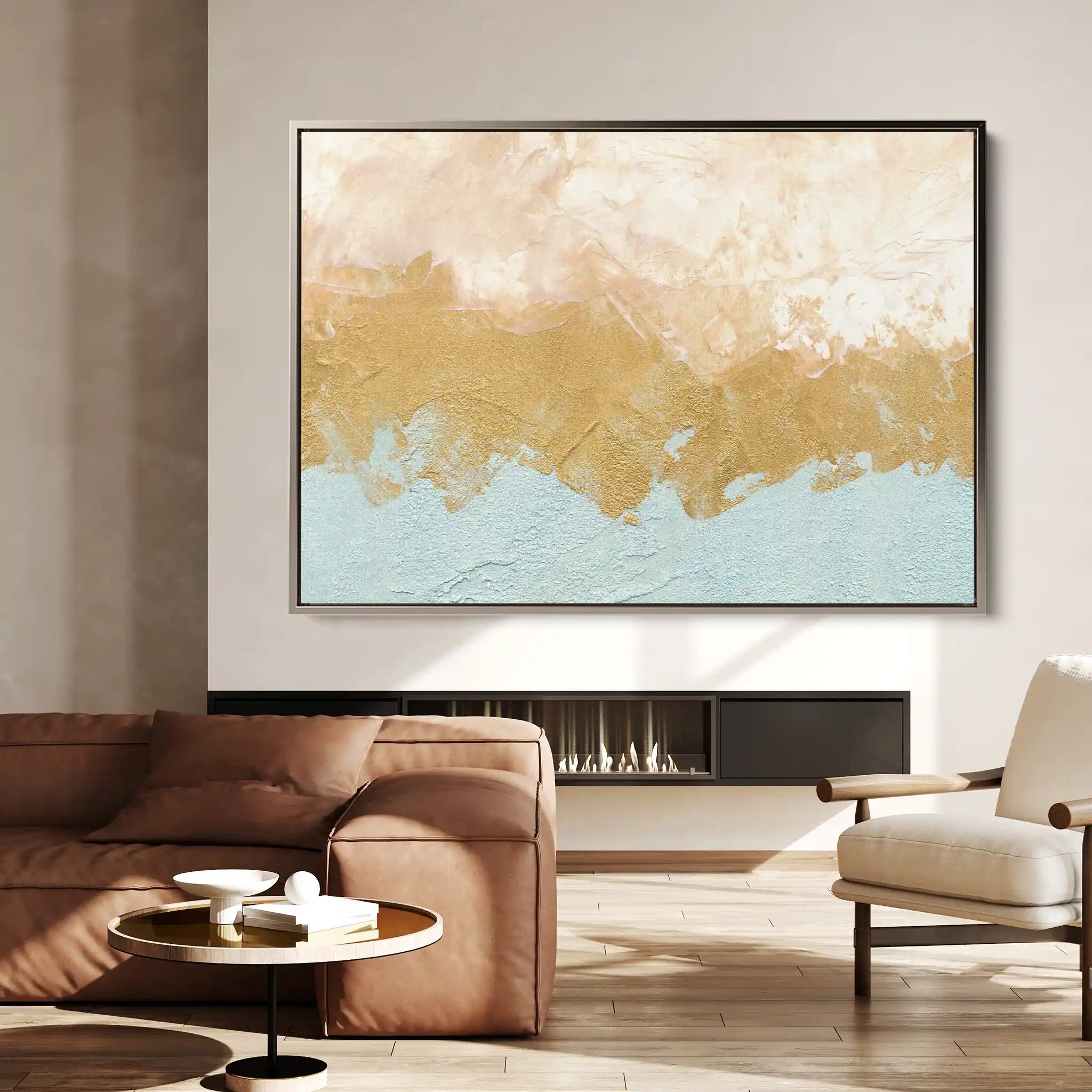 Abstract 199 Canvas Art 60 x 40 cm / Stretched on hidden frame