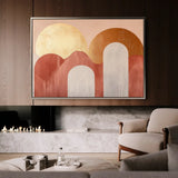 Boho 199 Canvas Art 90 x 60 cm / Stretched on hidden frame