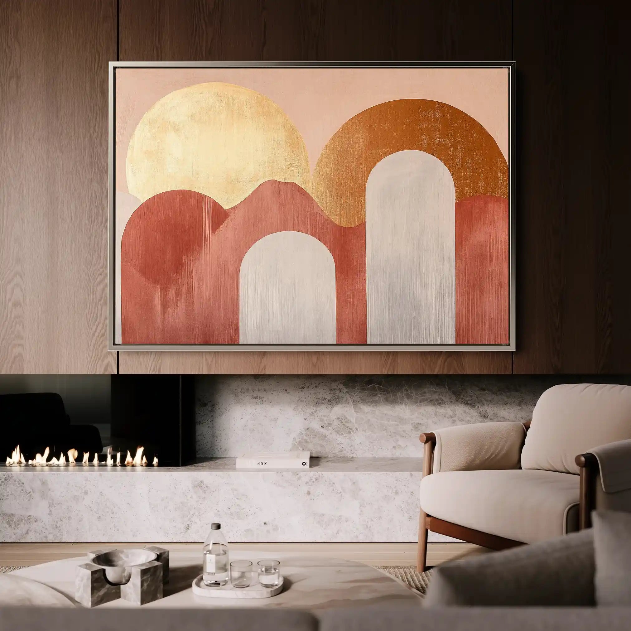 Boho 199 Canvas Art 90 x 60 cm / Stretched on hidden frame