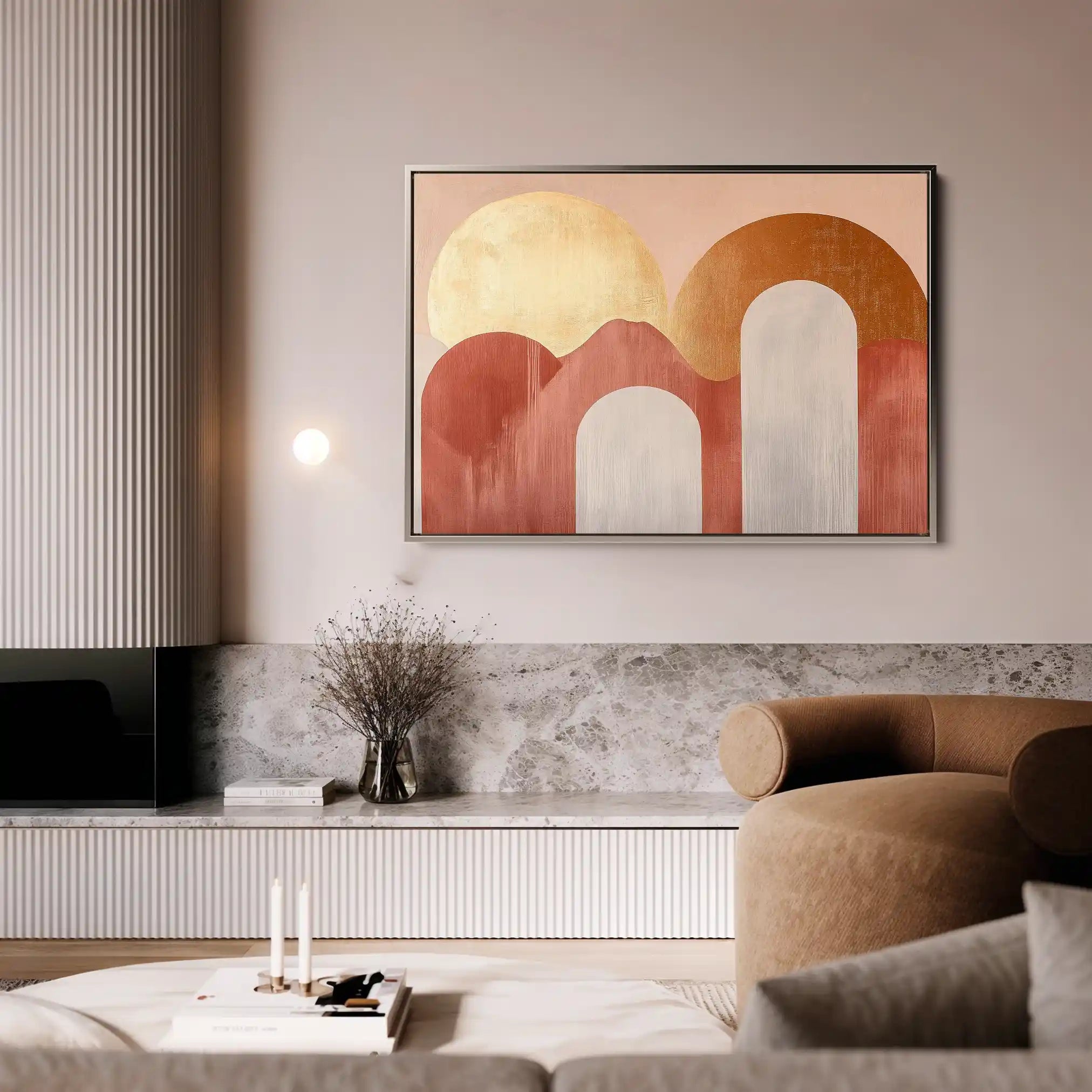 Boho 199 Canvas Art 90 x 60 cm / Stretched on hidden frame