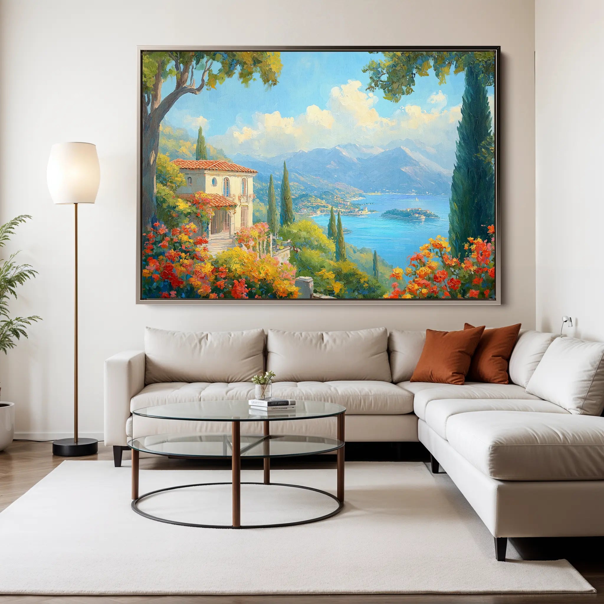 Landscape Canvas Wall Art WAD199-L 90 x 60 cm / Stretched on hidden frame