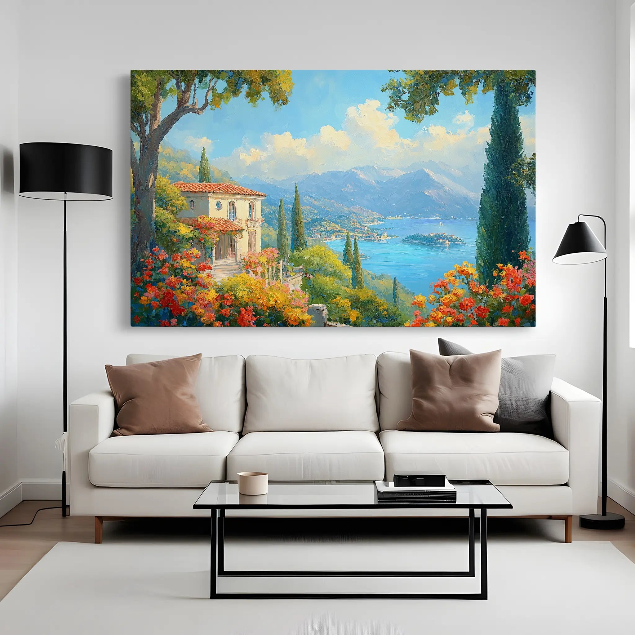 Landscape Canvas Wall Art WAD199-L 90 x 60 cm / Stretched on hidden frame