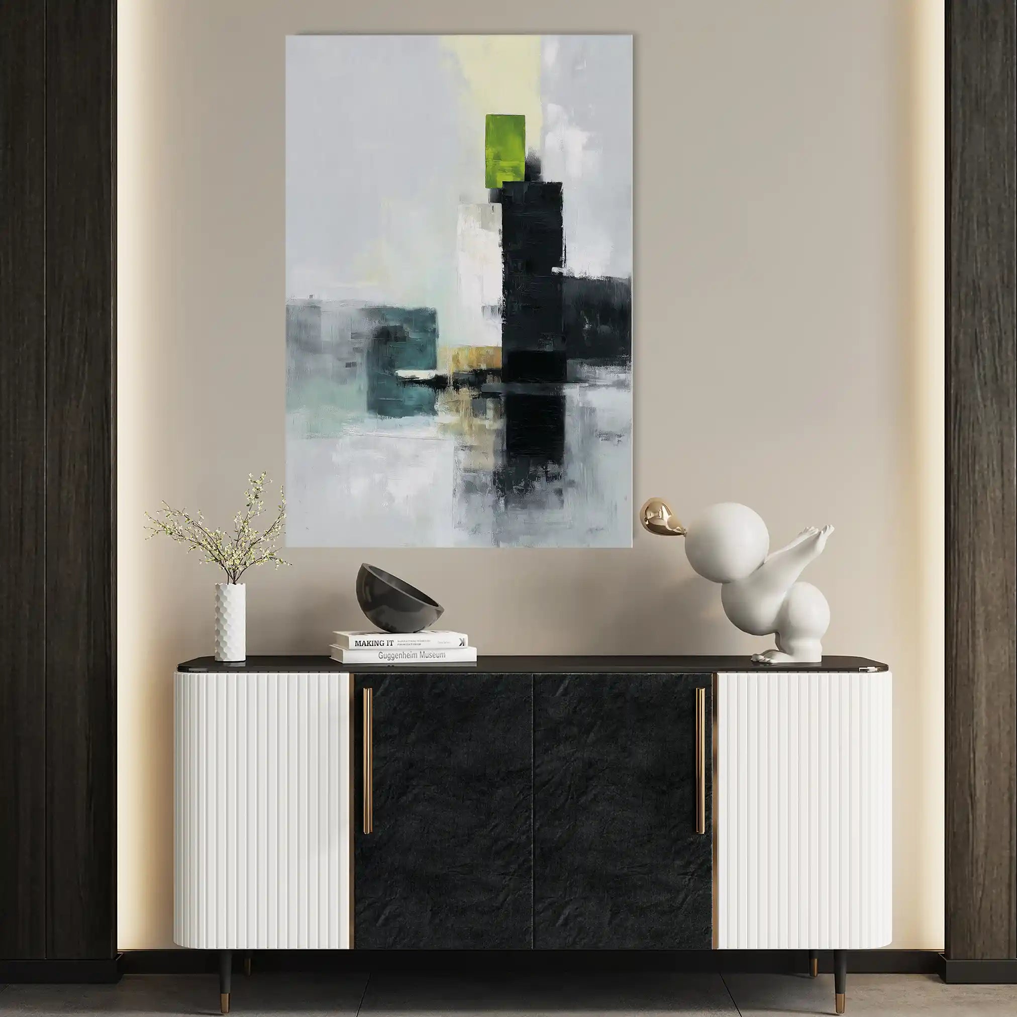 Abstract 1999 Canvas Art 60 x 40 cm / Stretched on hidden frame