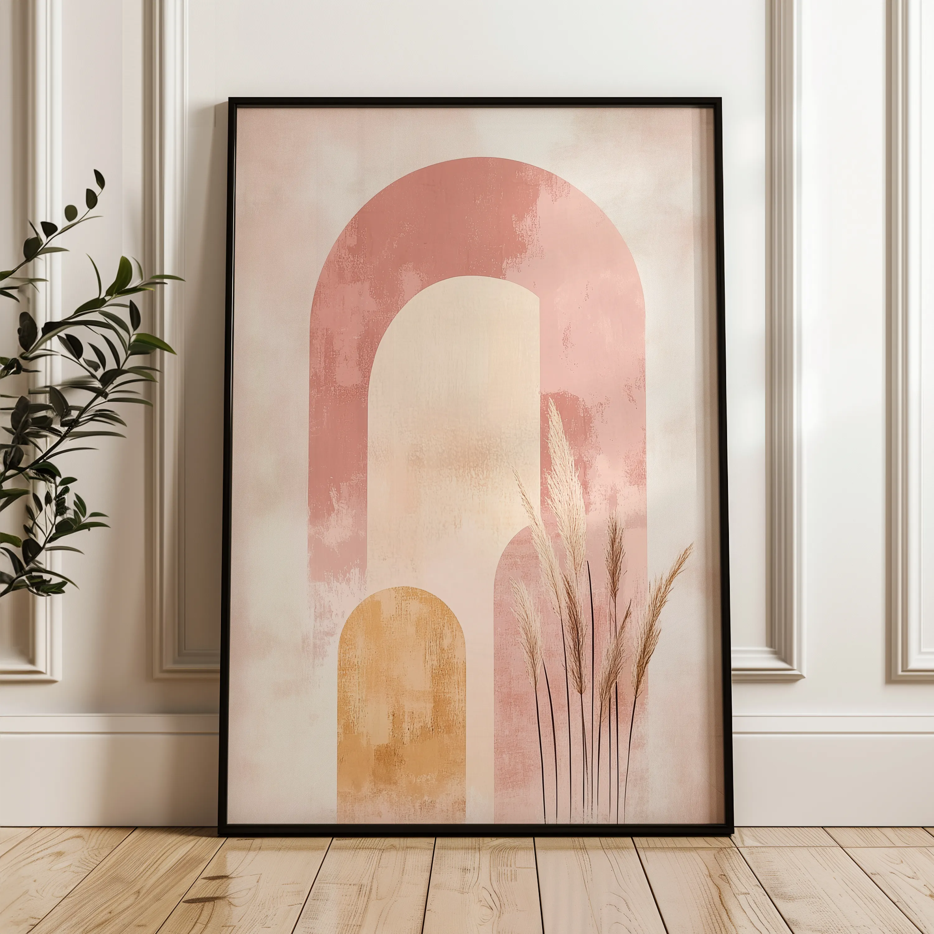 Boho Canvas Wall Art WAD200-BH 90 x 60 cm / Stretched on hidden frame