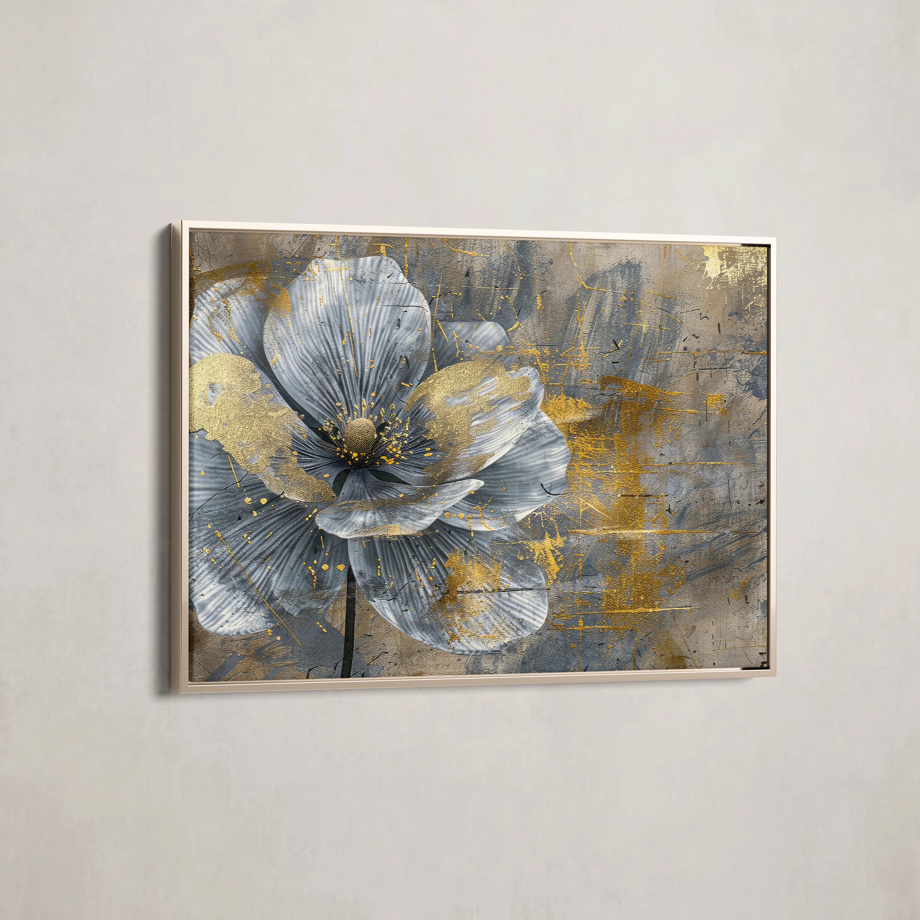 Floral Canvas Wall Art WAD200-F 90 x 60 cm / Stretched on hidden frame