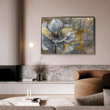 Floral Canvas Wall Art WAD200-F 90 x 60 cm / Stretched on hidden frame