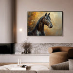 Horses 200 Canvas Art 90 x 60 cm / Stretched on hidden frame