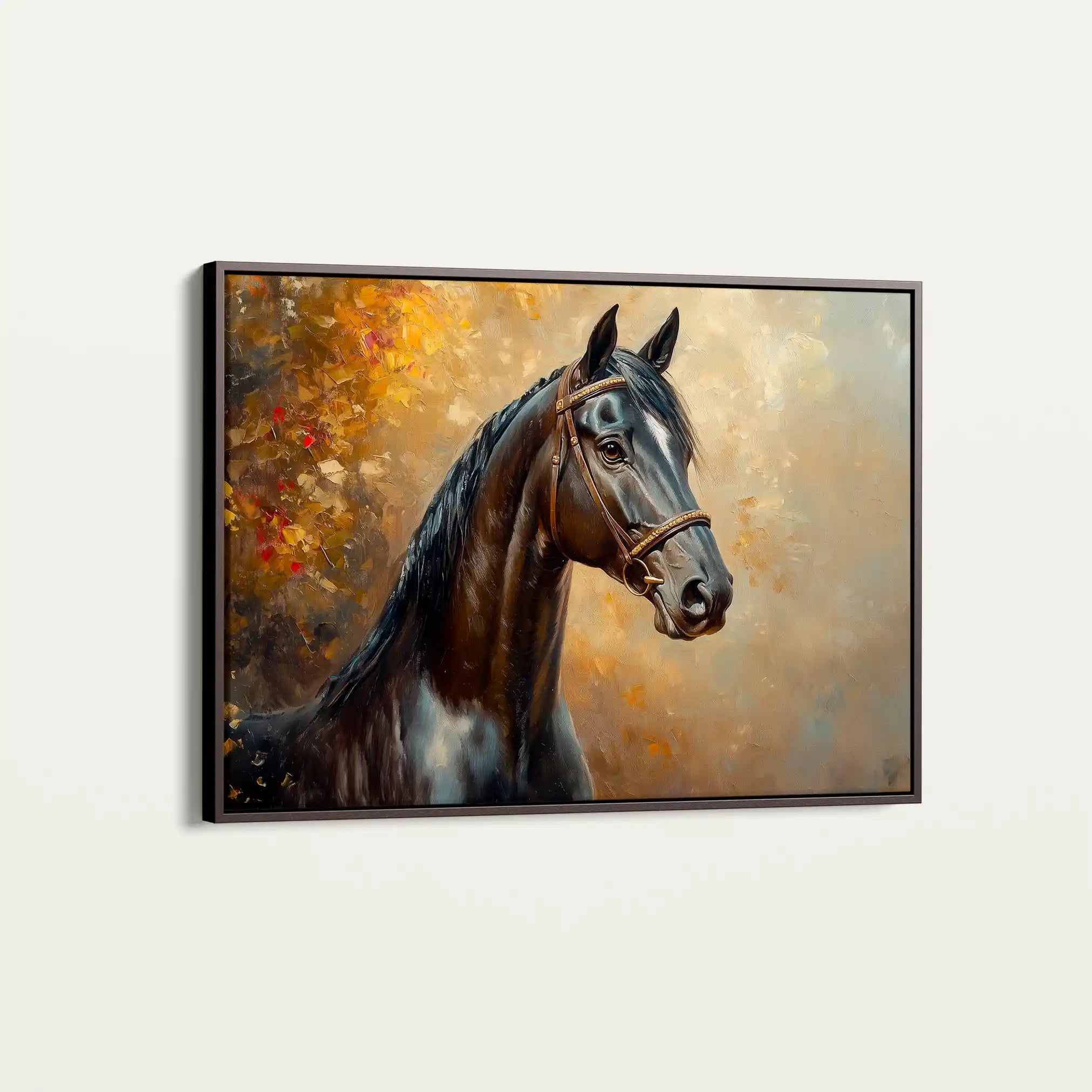 Horses 200 Canvas Art 90 x 60 cm / Stretched on hidden frame