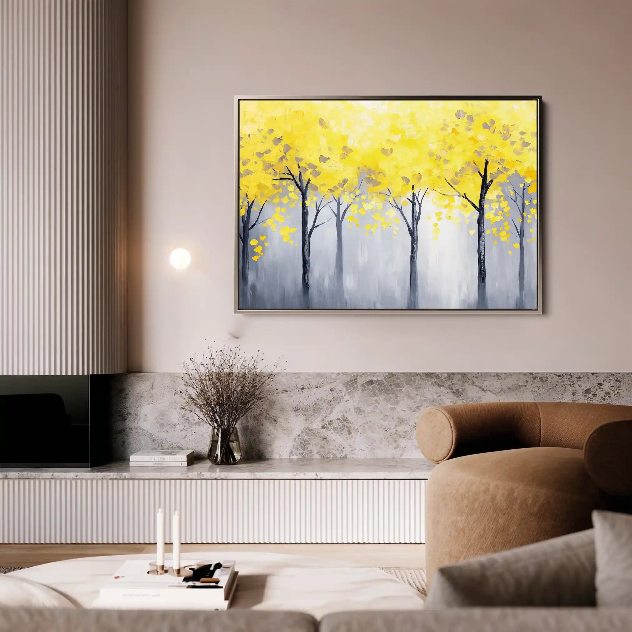 Landscape 200 Canvas Art 90 x 60 cm / Stretched on hidden frame