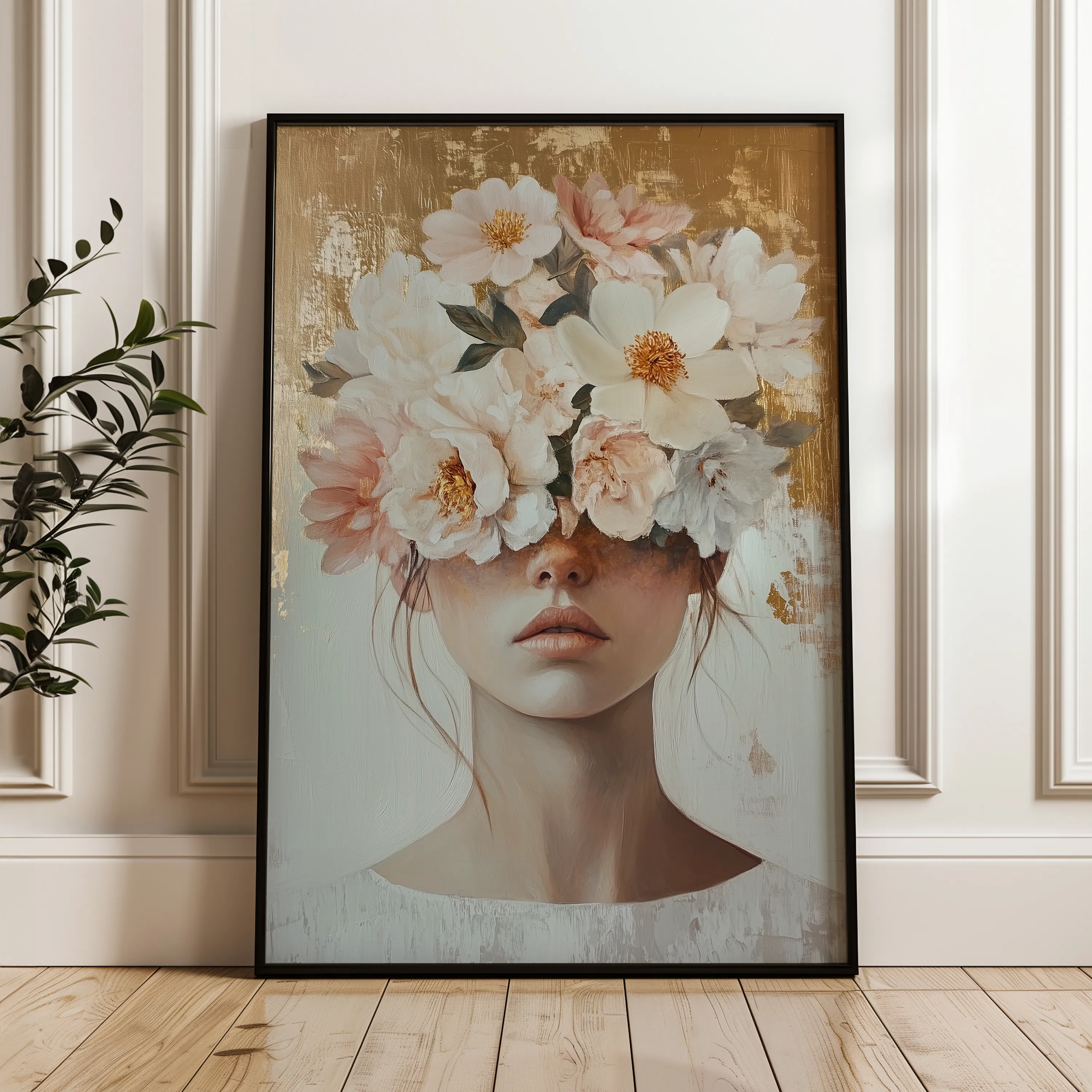 Portrait Canvas Wall Art WAD200-P 90 x 60 cm / Stretched on hidden frame