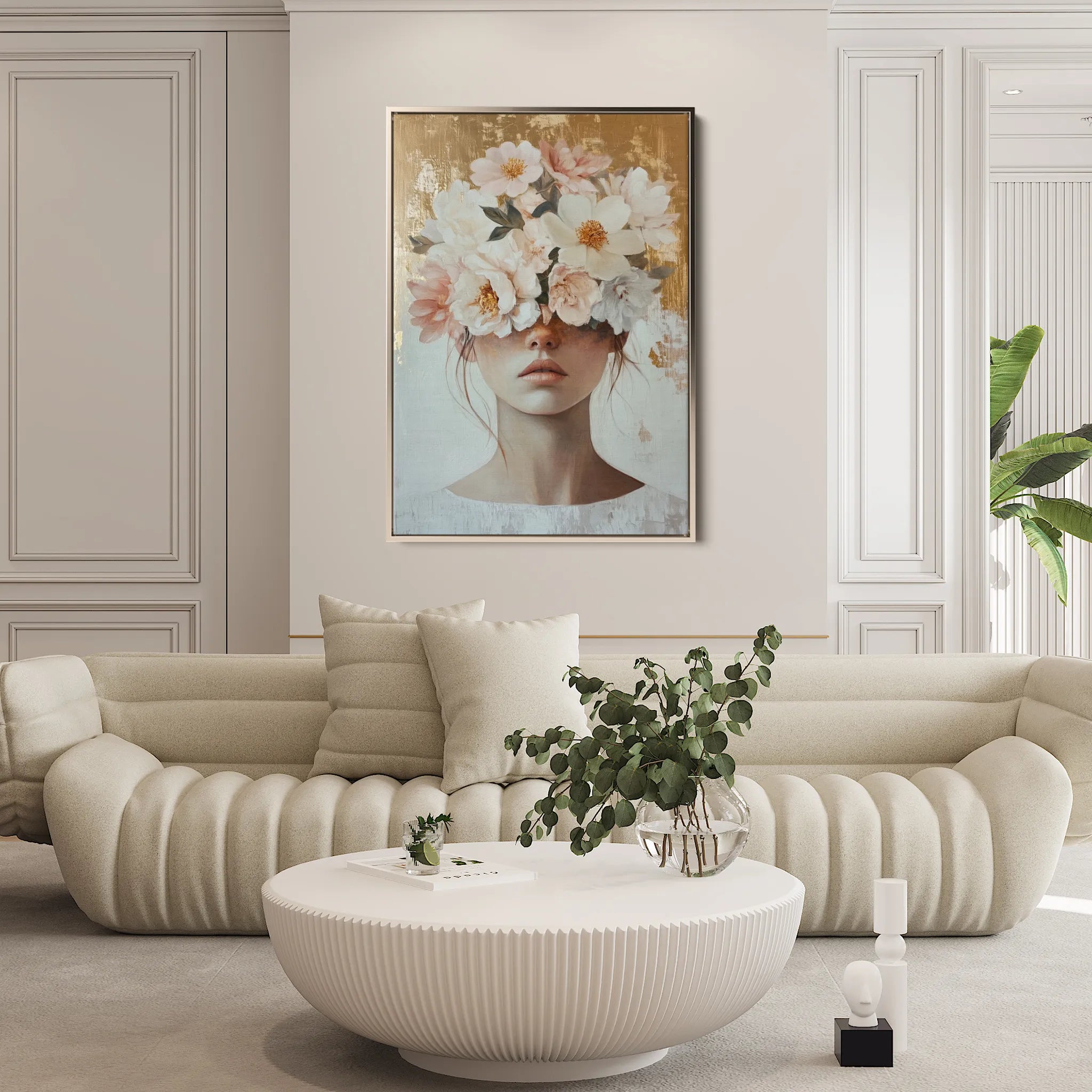 Portrait Canvas Wall Art WAD200-P 90 x 60 cm / Stretched on hidden frame