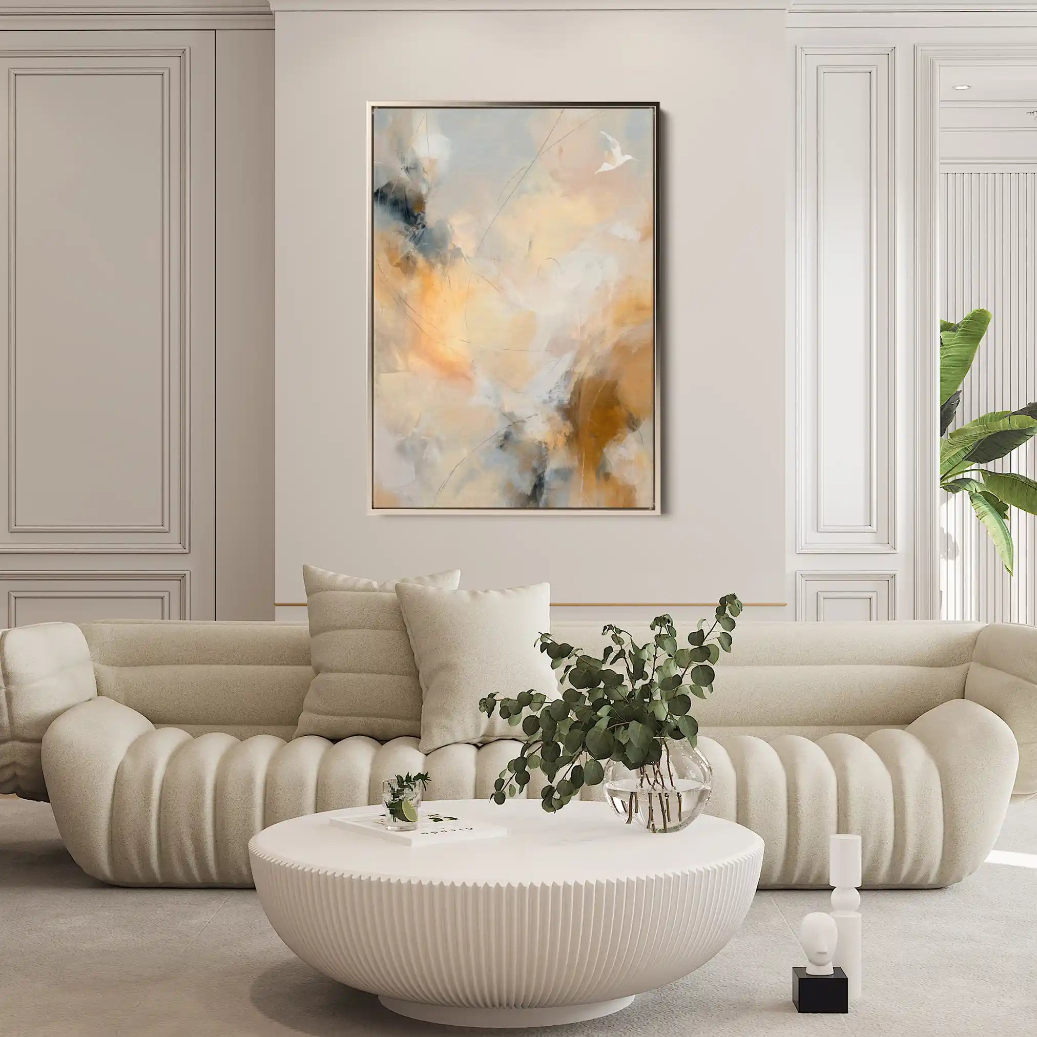 Abstract 2000 Canvas Art 60 x 40 cm / Stretched on hidden frame