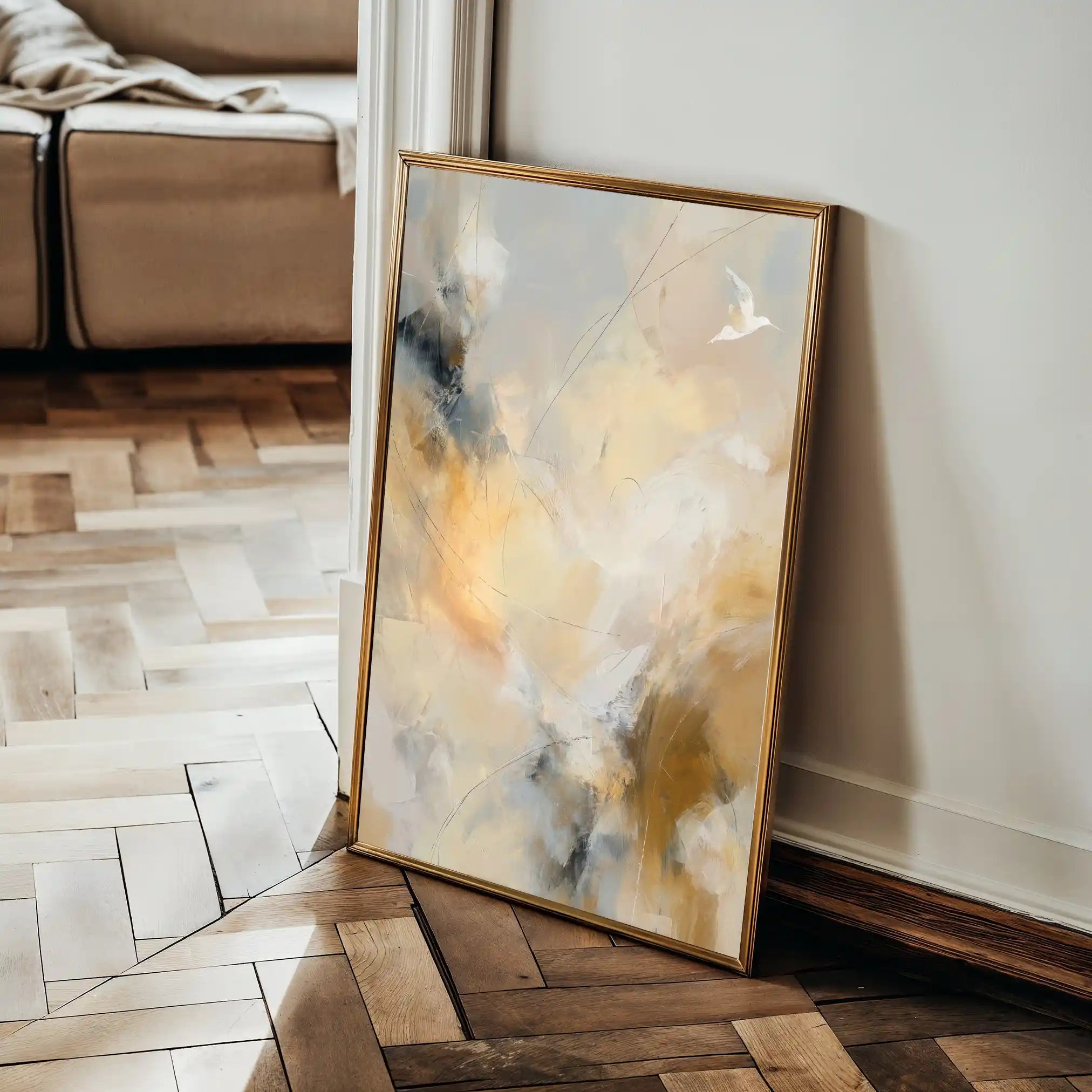 Abstract 2000 Canvas Art 60 x 40 cm / Stretched on hidden frame