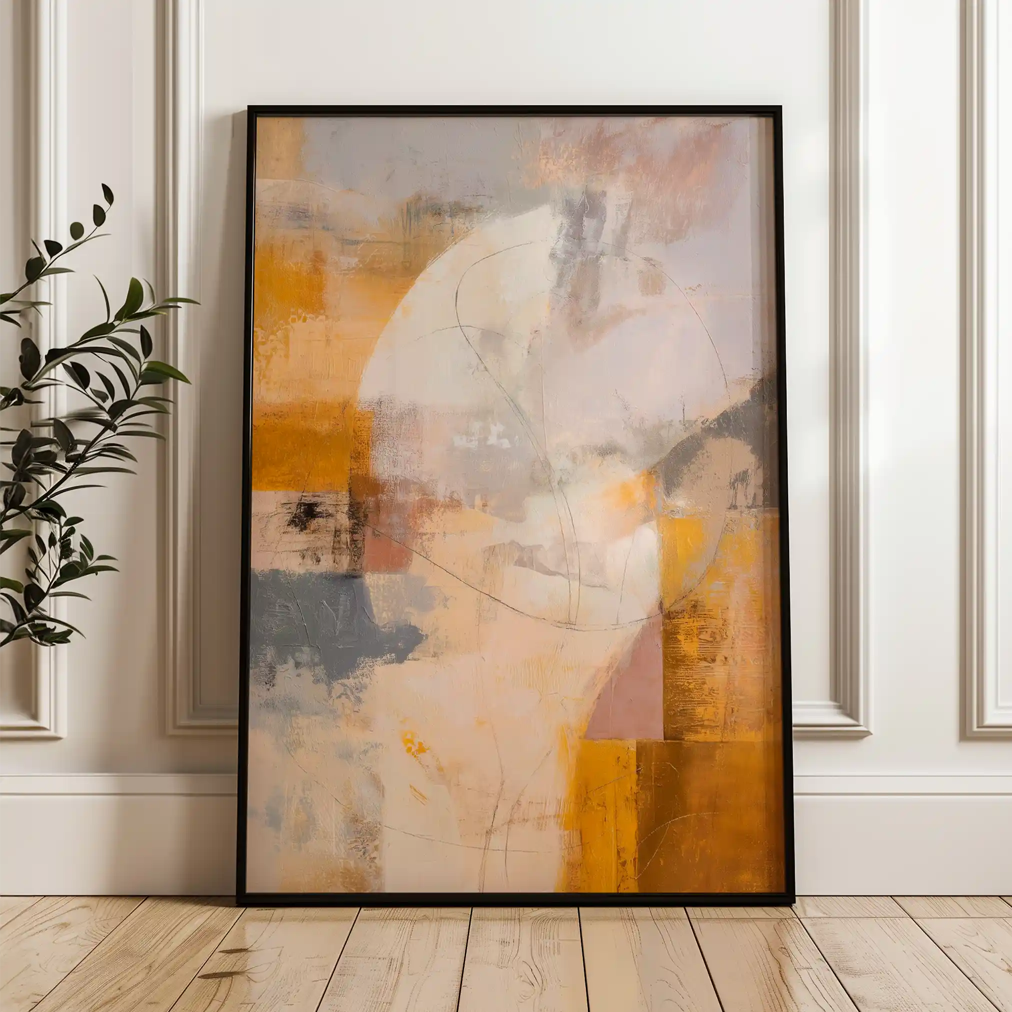Abstract 2001 Canvas Art 60 x 40 cm / Stretched on hidden frame