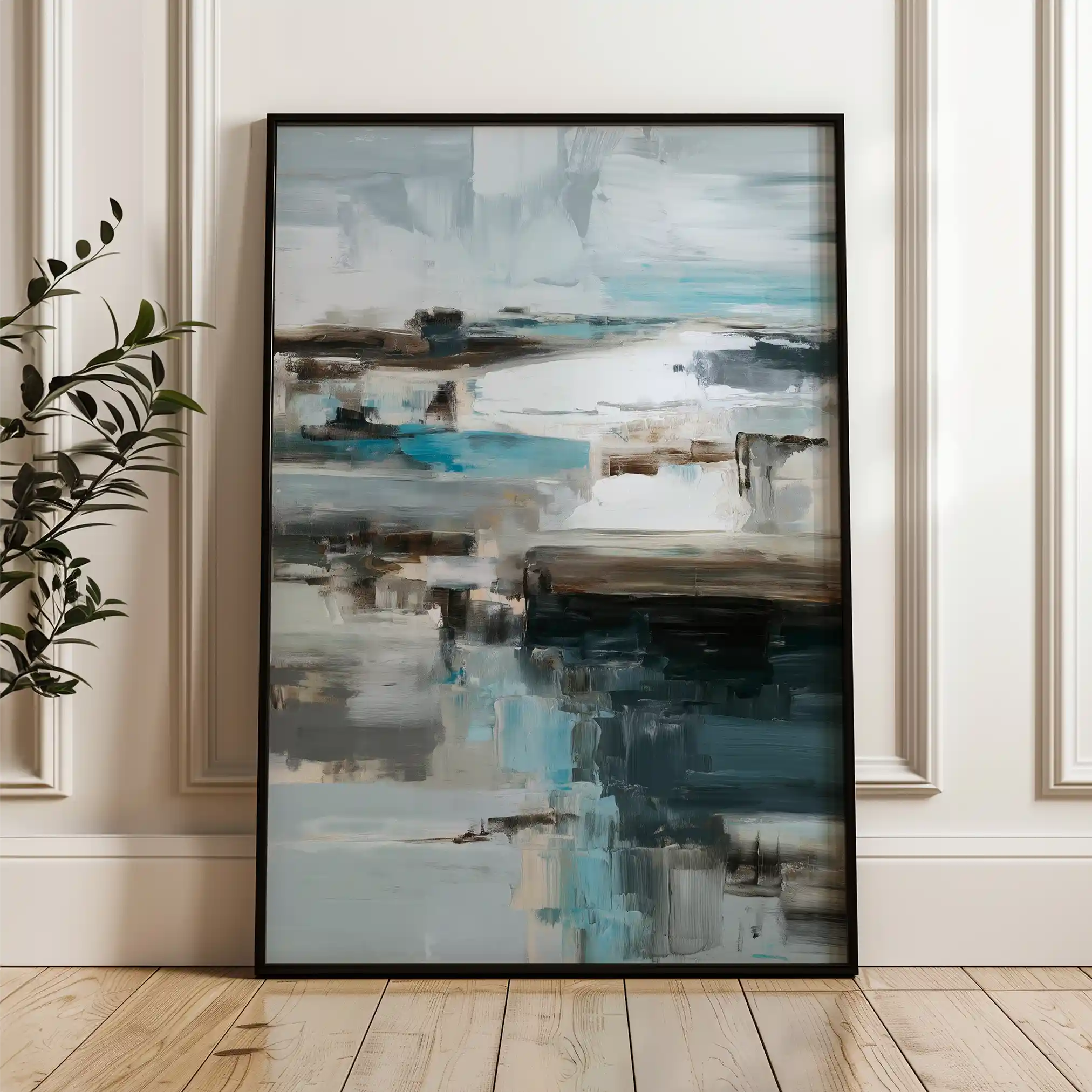 Abstract 2004 Canvas Art 60 x 40 cm / Stretched on hidden frame
