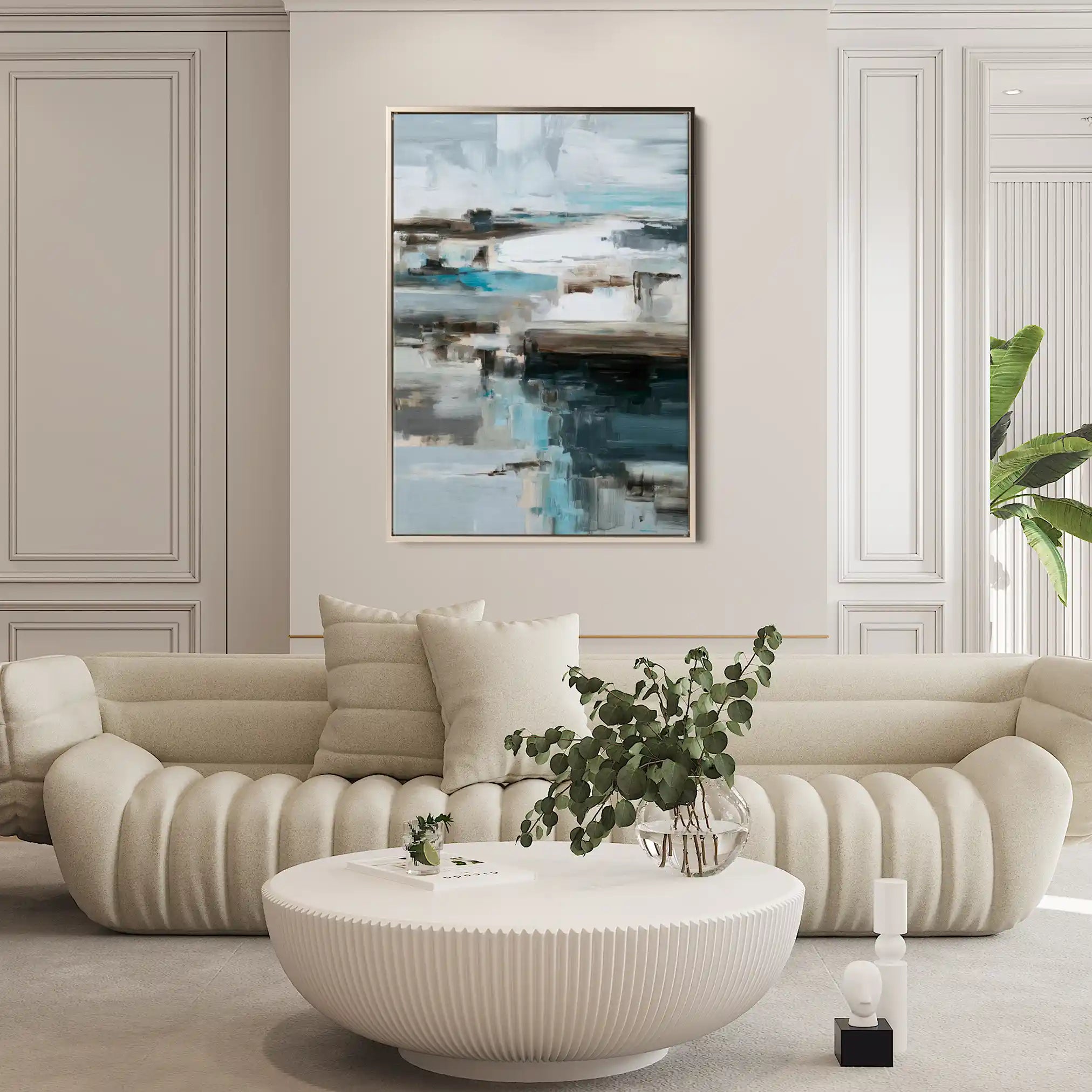 Abstract 2004 Canvas Art 60 x 40 cm / Stretched on hidden frame