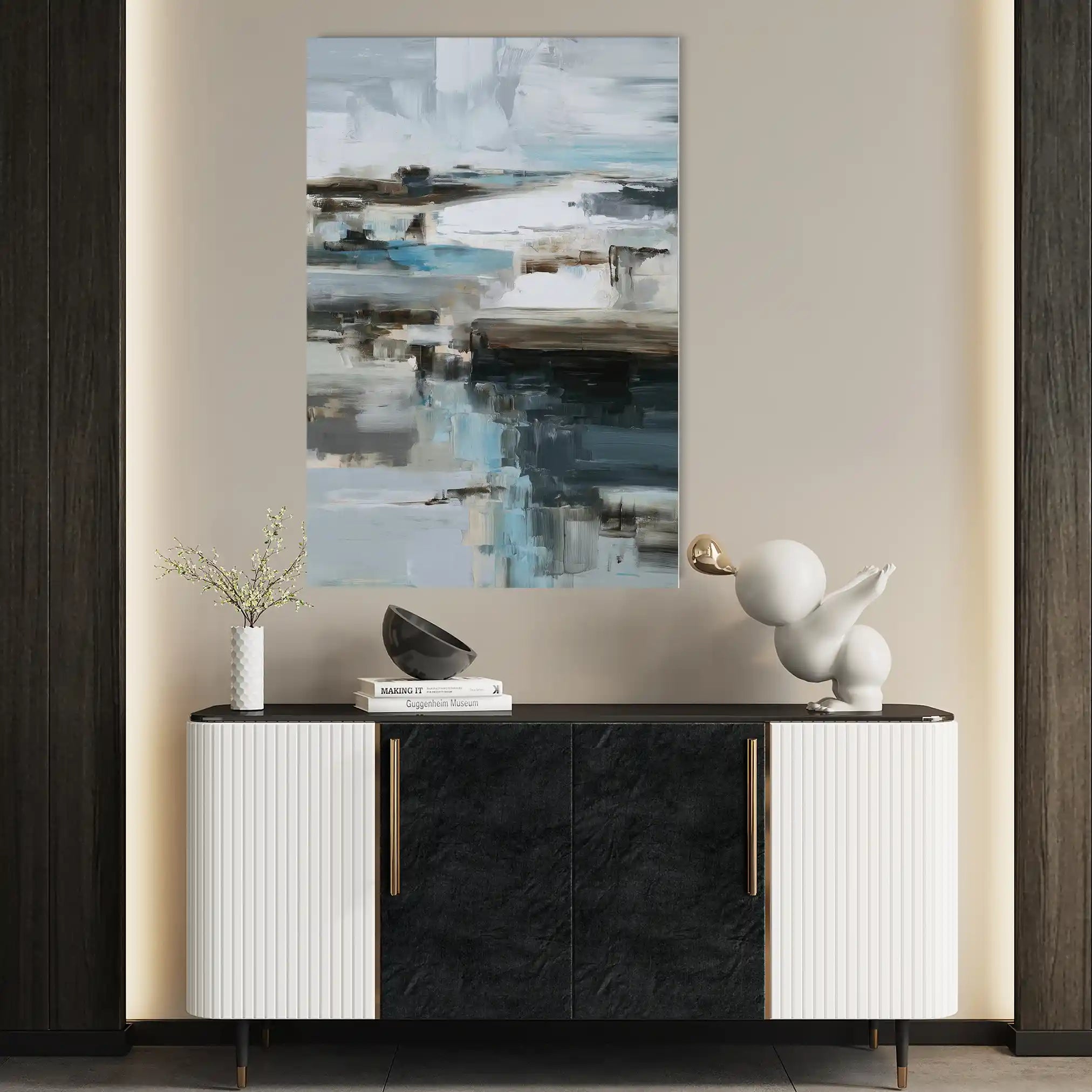 Abstract 2004 Canvas Art 60 x 40 cm / Stretched on hidden frame