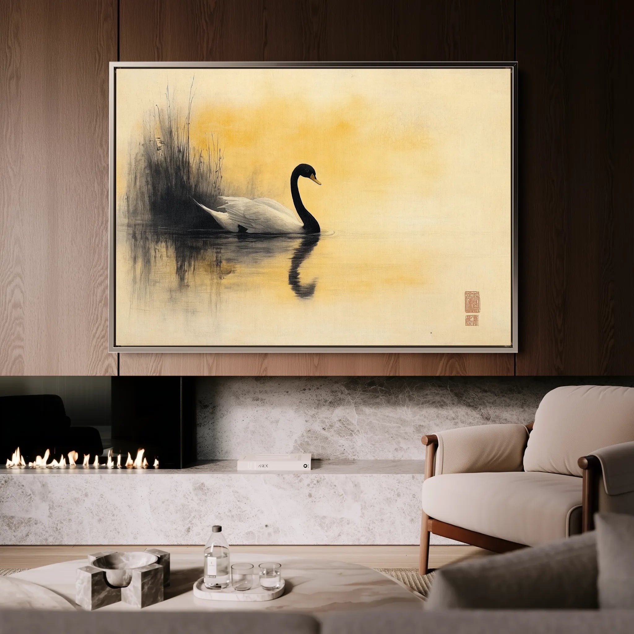 Animals Canvas Wall Art WAD201-AN 90 x 60 cm / Stretched on hidden frame