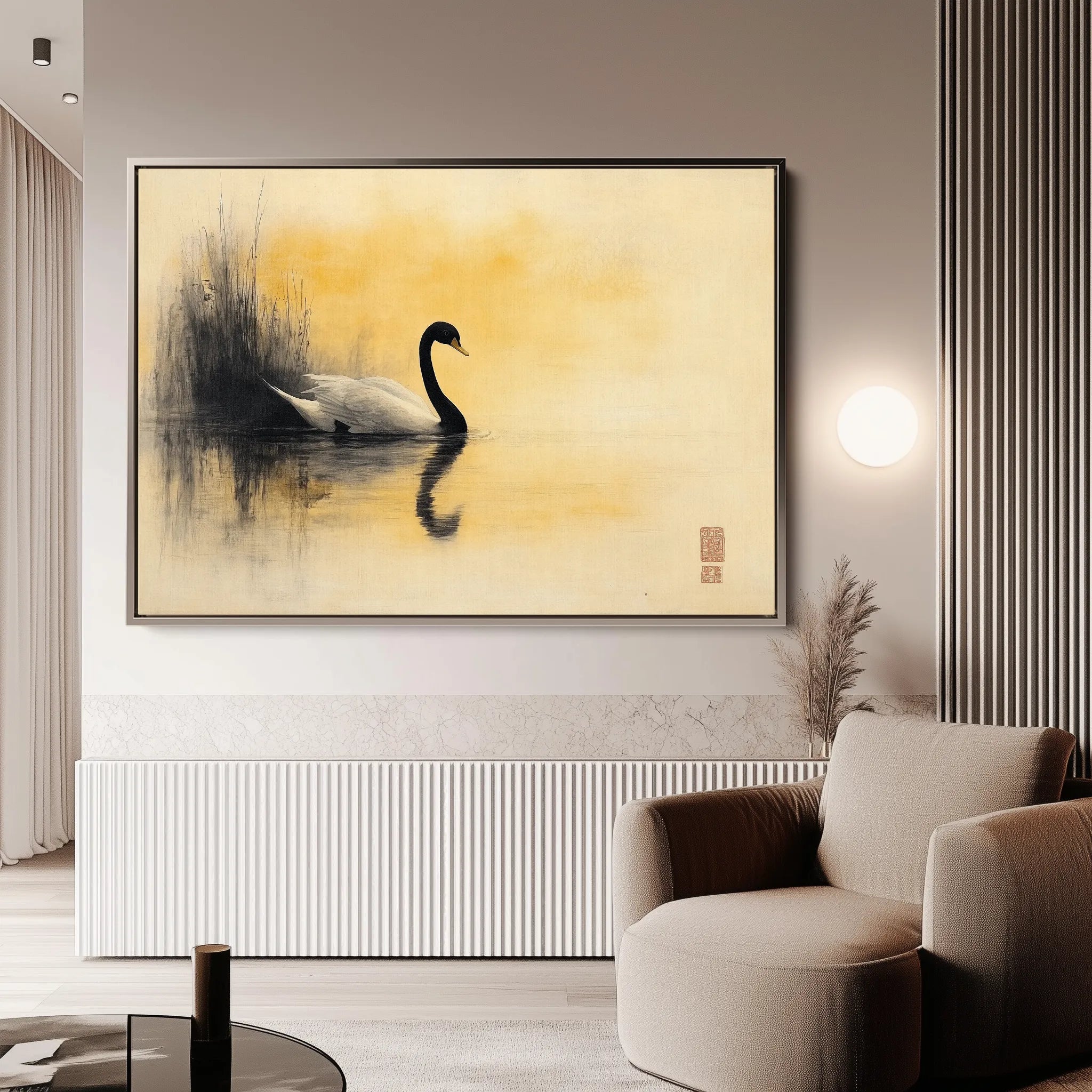 Animals Canvas Wall Art WAD201-AN 90 x 60 cm / Stretched on hidden frame