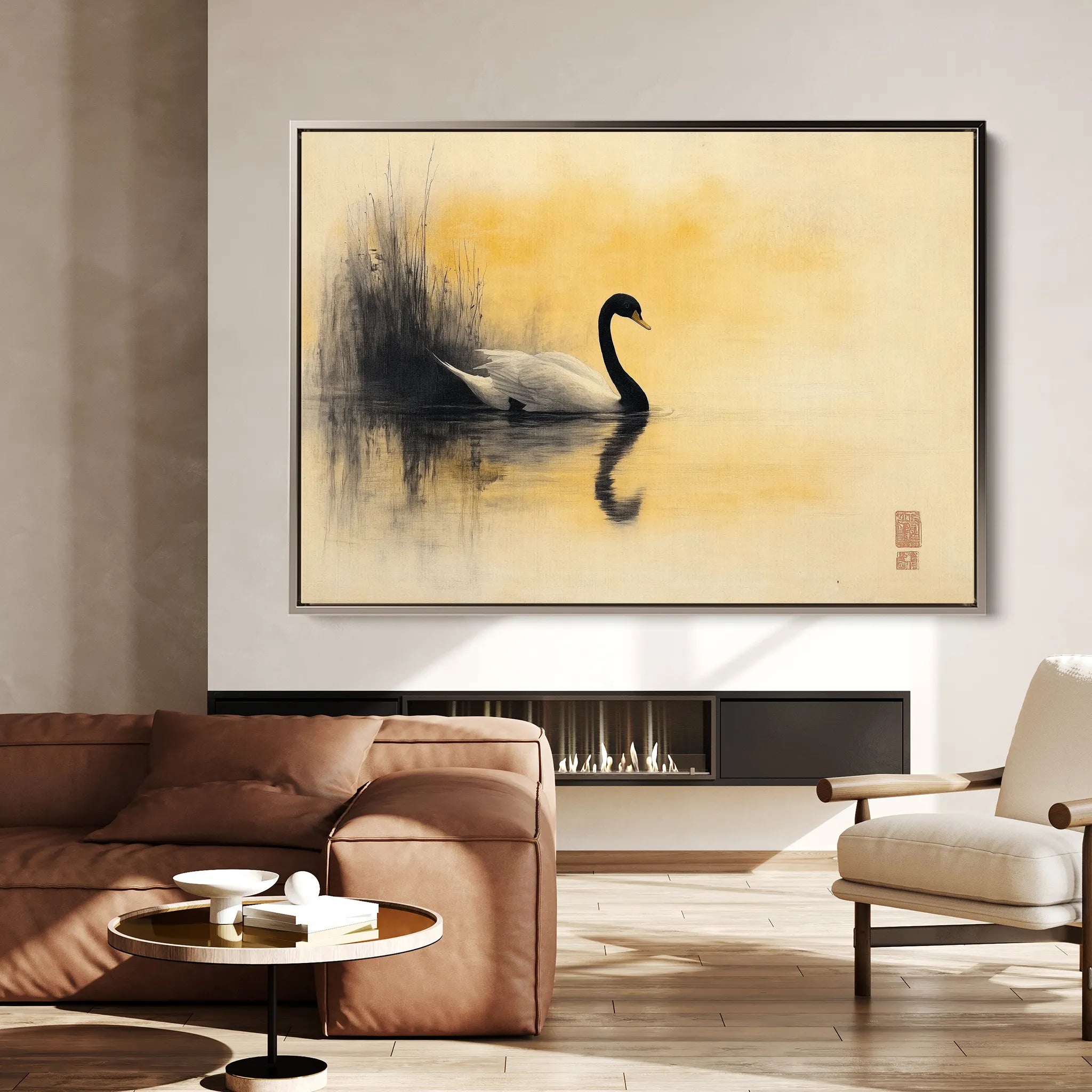 Animals Canvas Wall Art WAD201-AN 90 x 60 cm / Stretched on hidden frame