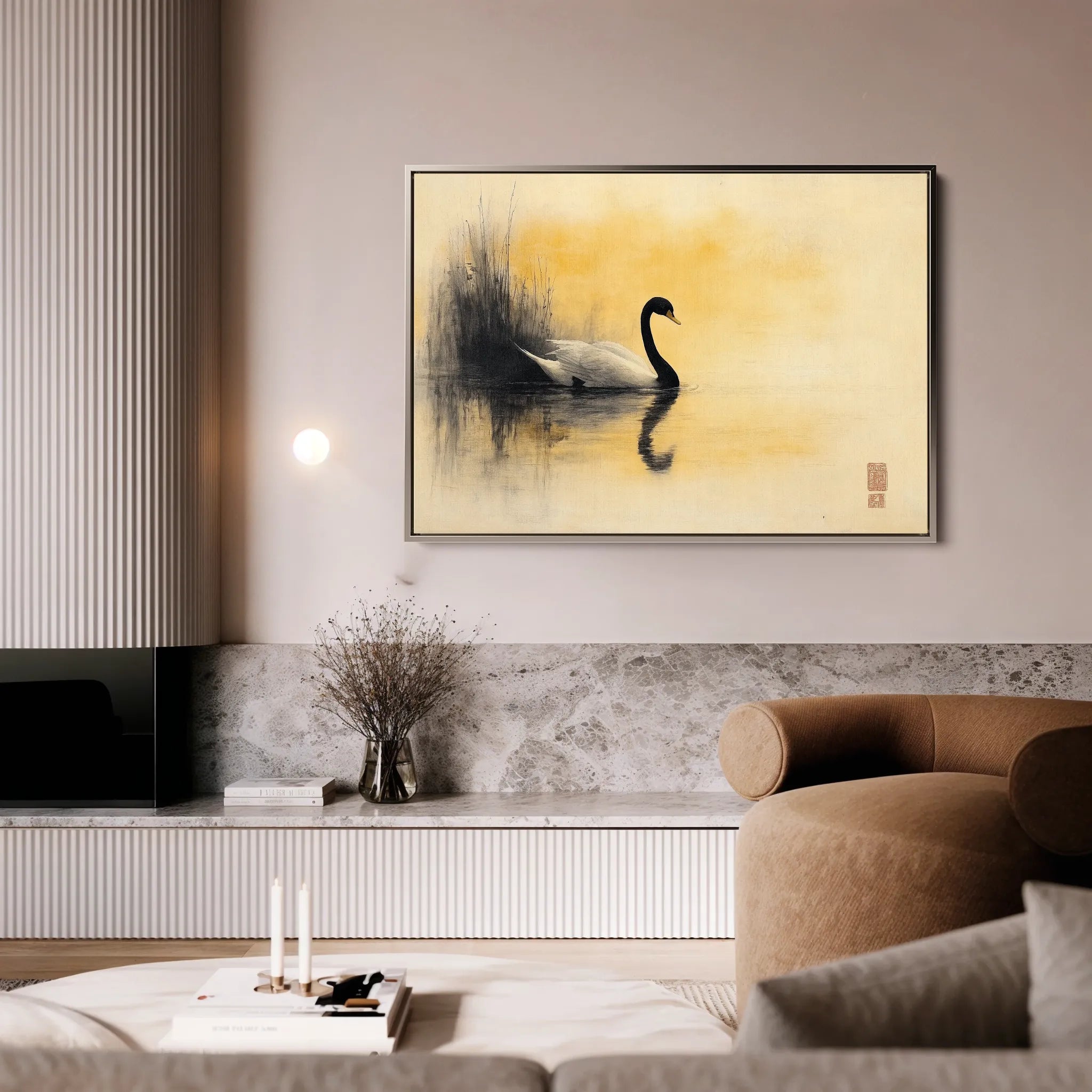 Animals Canvas Wall Art WAD201-AN 90 x 60 cm / Stretched on hidden frame
