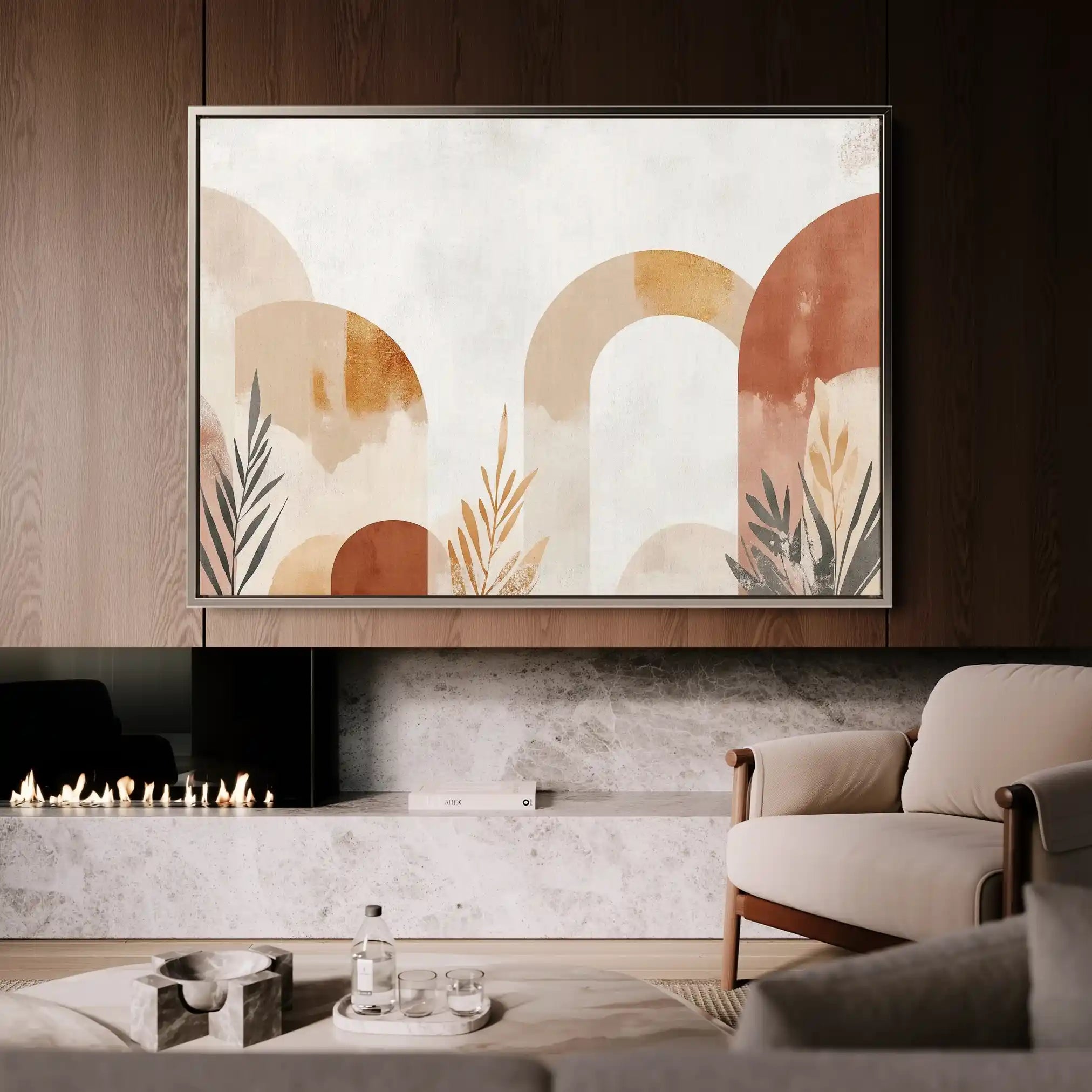 Boho 201 Canvas Art 90 x 60 cm / Stretched on hidden frame