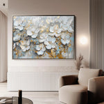 Floral Canvas Wall Art WAD201-F 90 x 60 cm / Stretched on hidden frame