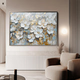 Floral Canvas Wall Art WAD201-F 90 x 60 cm / Stretched on hidden frame