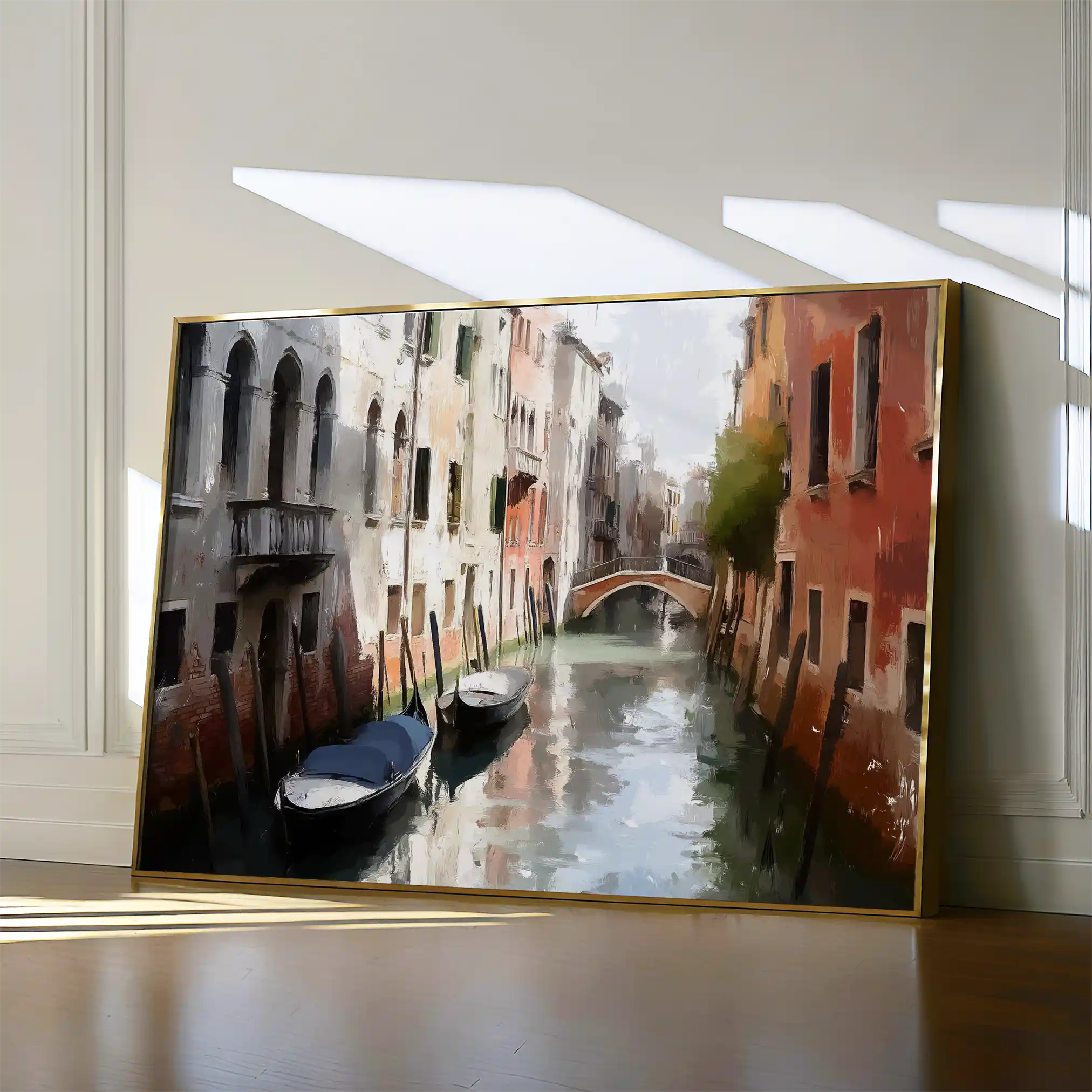 Landscape 201 Canvas Art 90 x 60 cm / Stretched on hidden frame