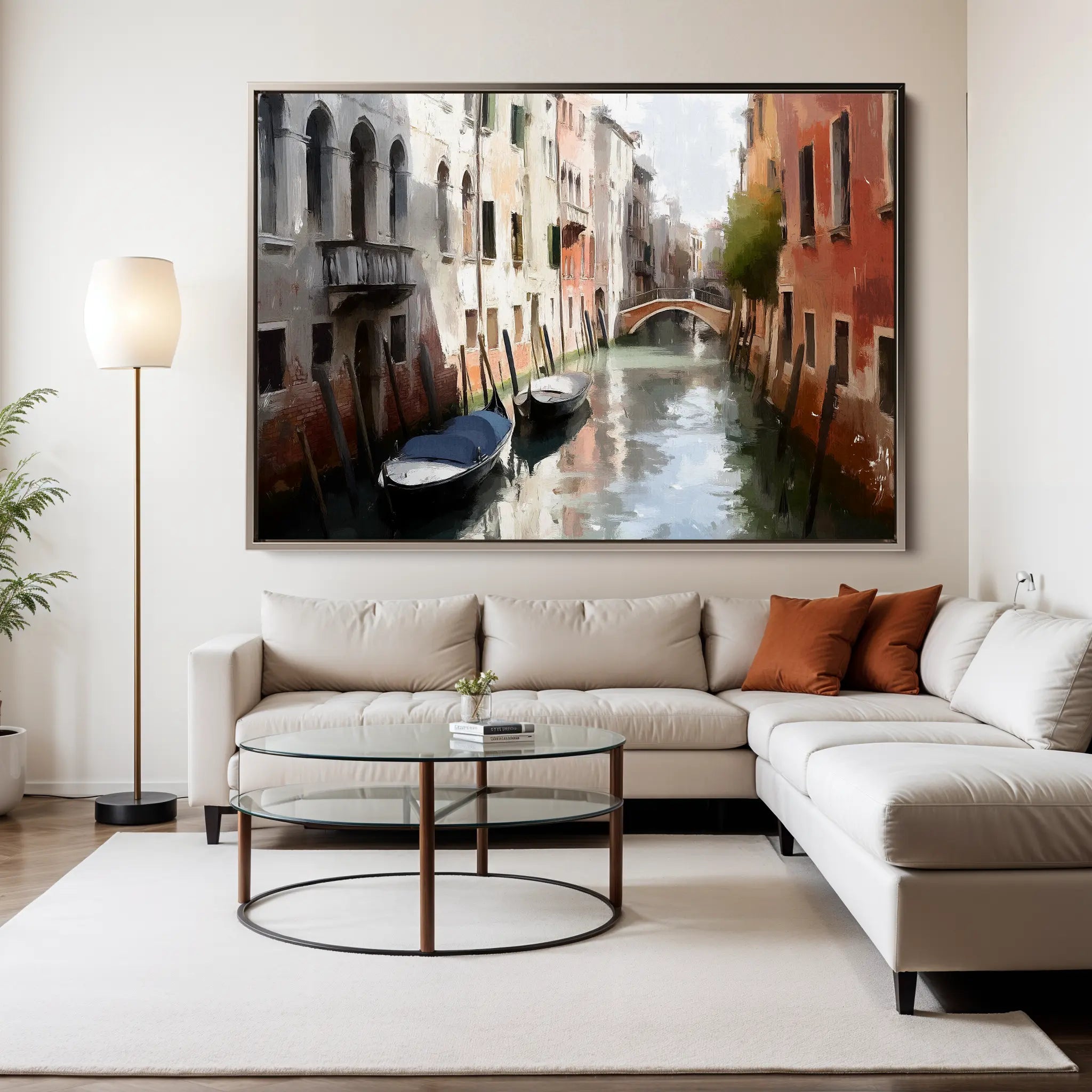 Landscape Canvas Wall Art WAD201-L 90 x 60 cm / Stretched on hidden frame