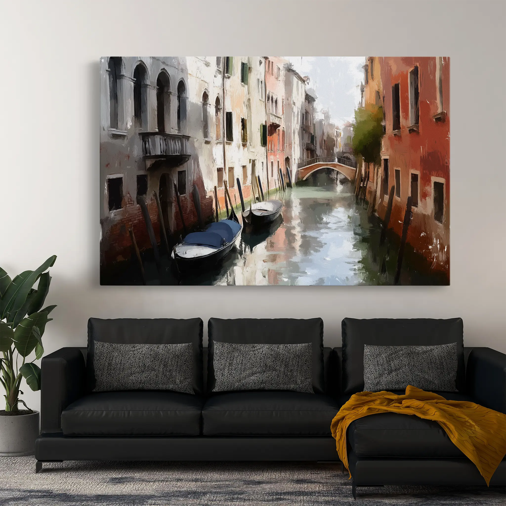 Landscape Canvas Wall Art WAD201-L 90 x 60 cm / Stretched on hidden frame