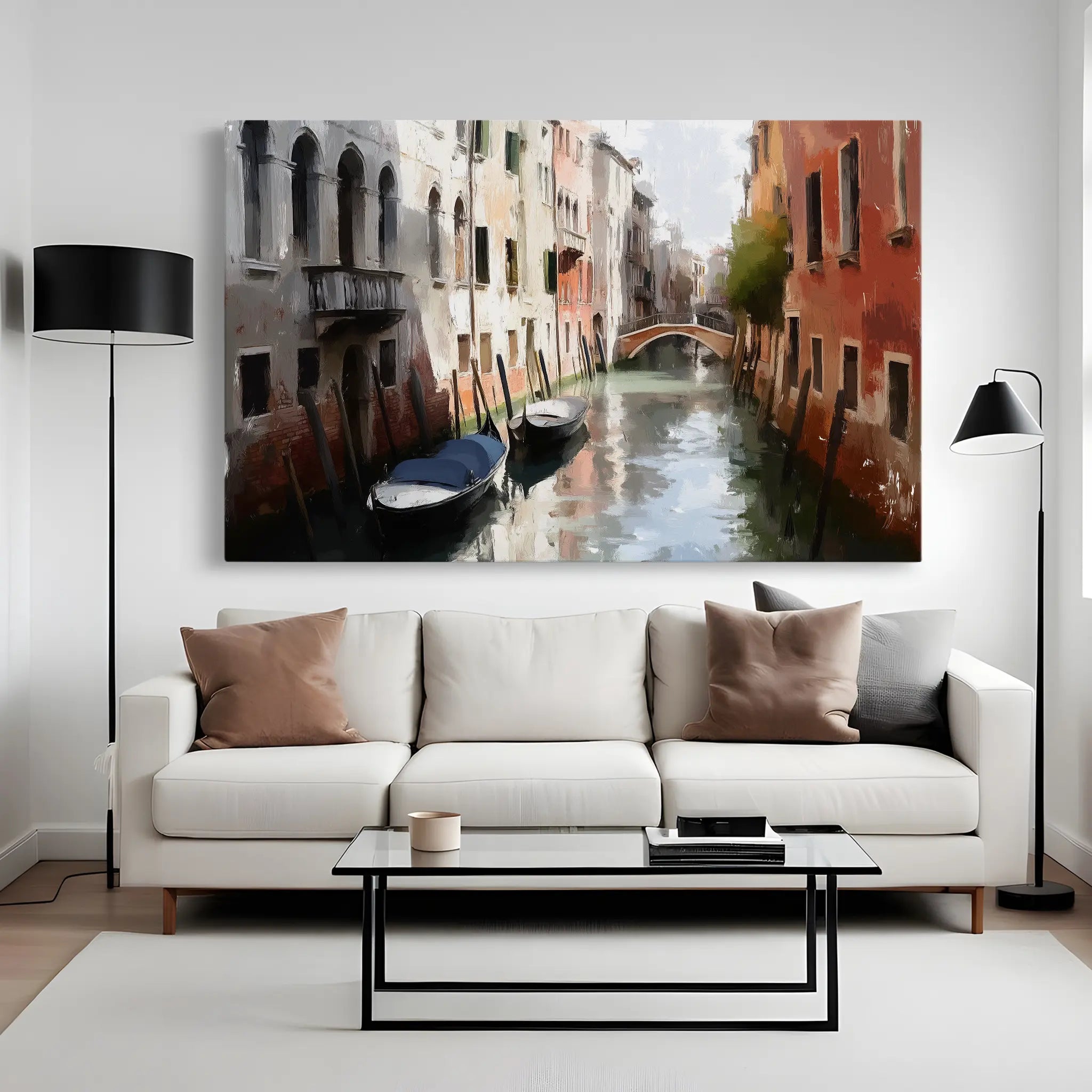 Landscape Canvas Wall Art WAD201-L 90 x 60 cm / Stretched on hidden frame