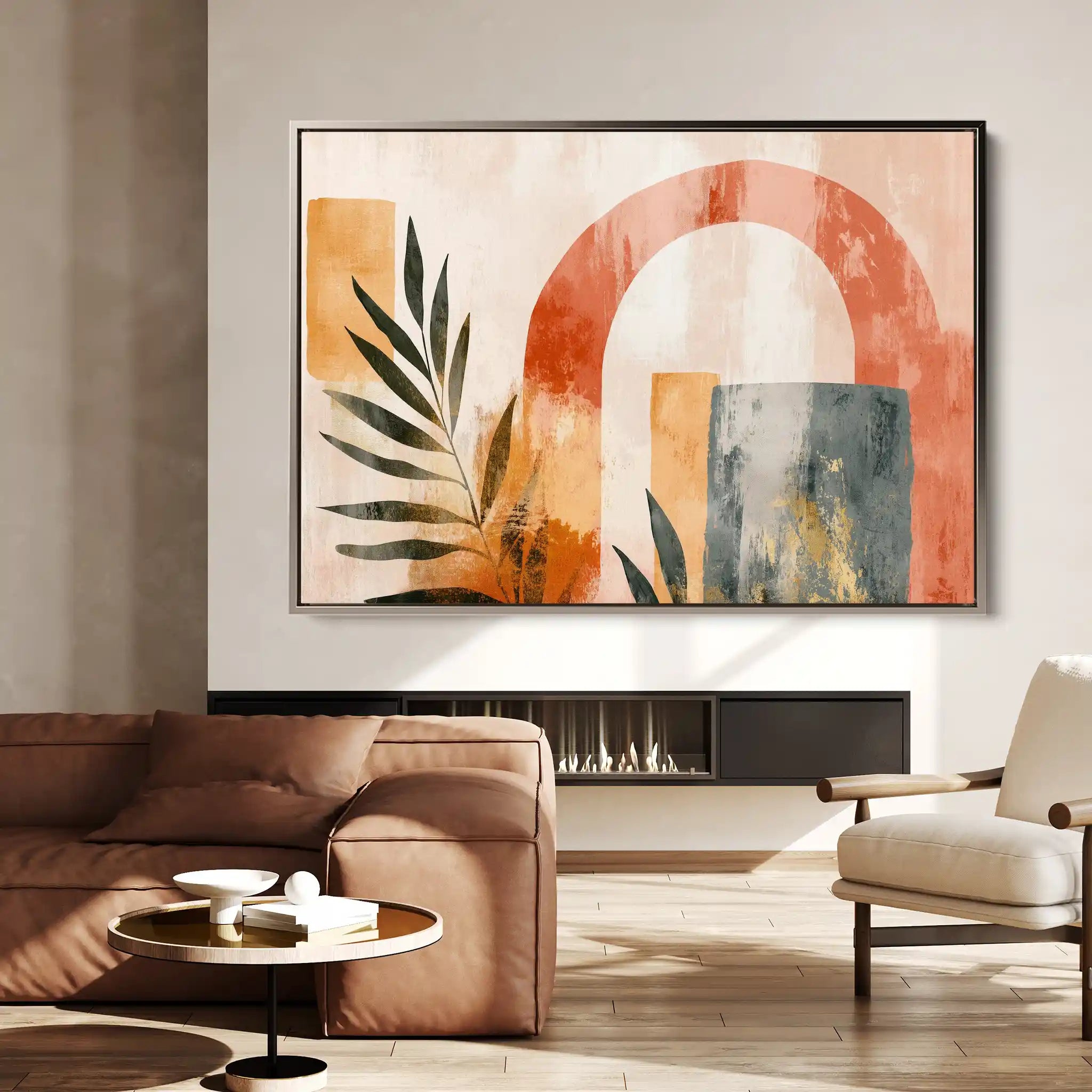 Boho 202 Canvas Art 90 x 60 cm / Stretched on hidden frame