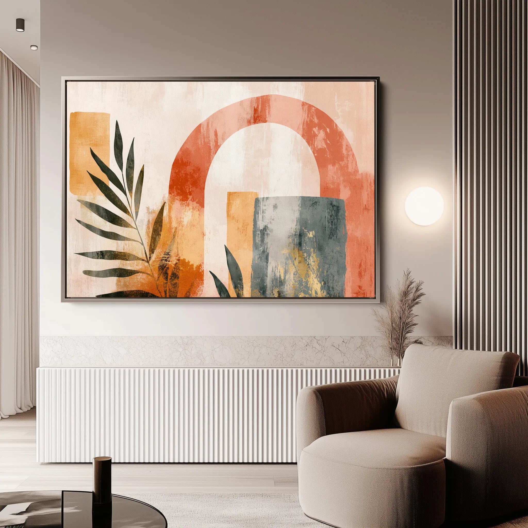 Boho Canvas Wall Art WAD202-BH 90 x 60 cm / Stretched on hidden frame