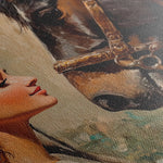 Horses 202 Canvas Art 90 x 60 cm / Stretched on hidden frame