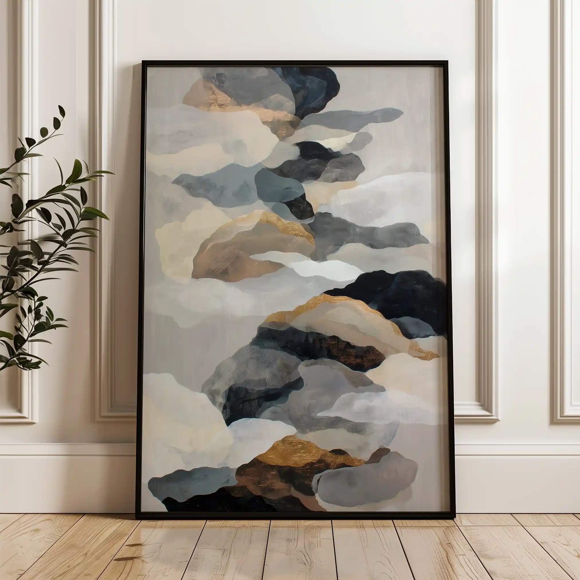 Abstract 2023 Canvas Art 60 x 40 cm / Stretched on hidden frame