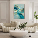 Abstract 2026 Canvas Art 60 x 40 cm / Stretched on hidden frame