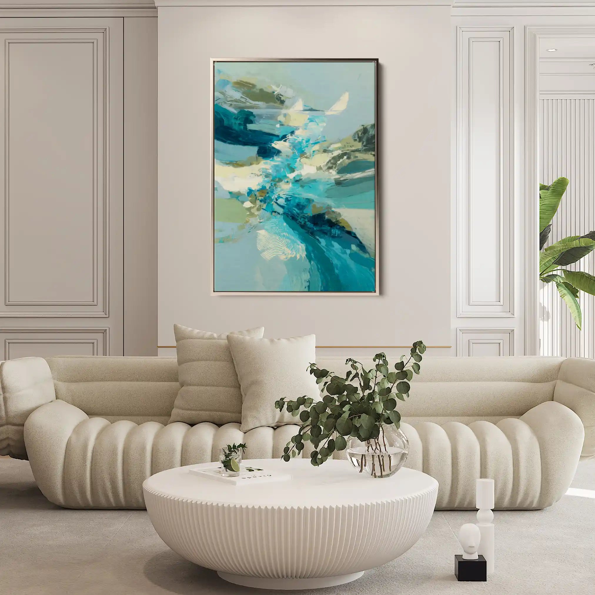 Abstract 2026 Canvas Art 60 x 40 cm / Stretched on hidden frame