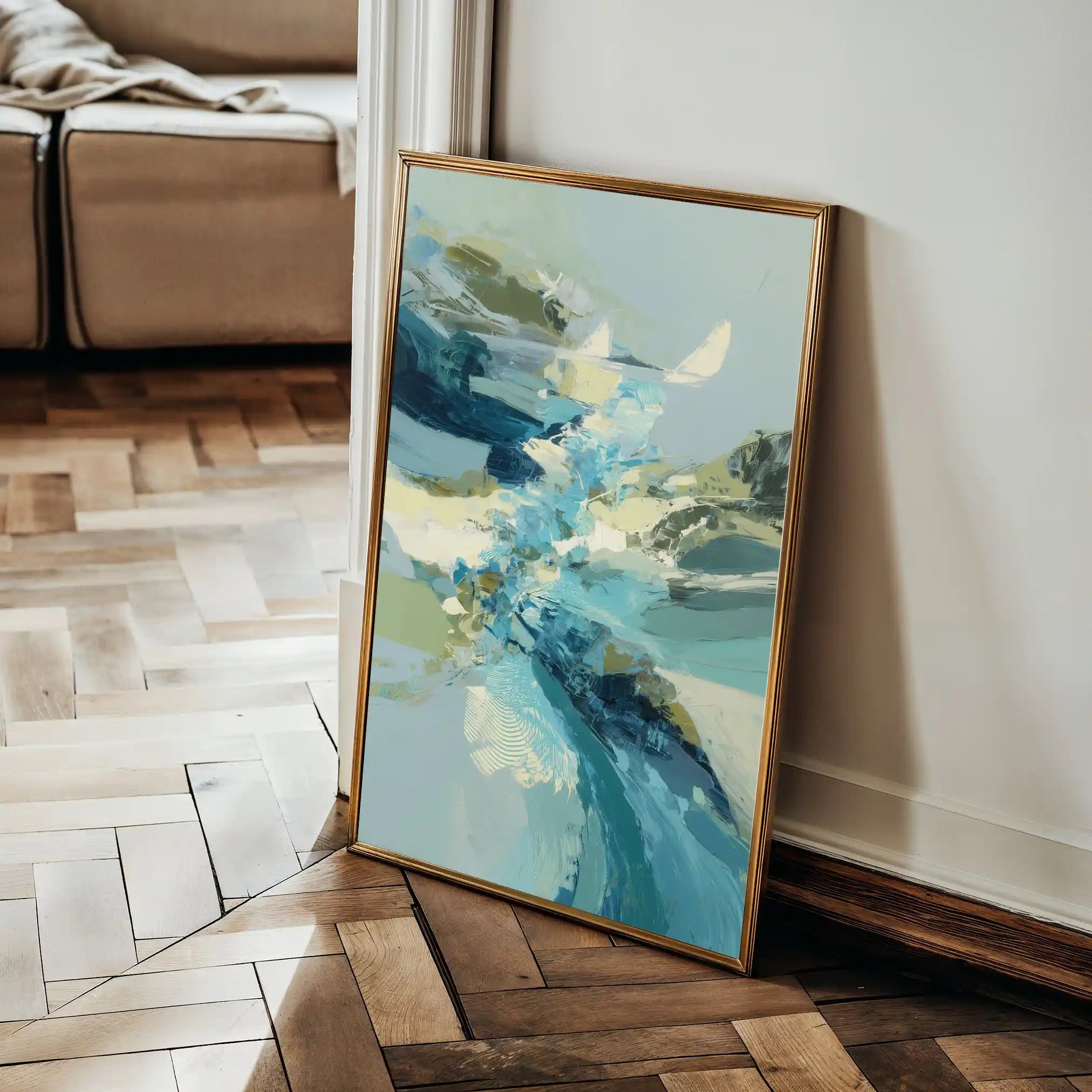 Abstract 2026 Canvas Art 60 x 40 cm / Stretched on hidden frame