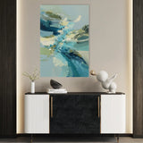 Abstract 2026 Canvas Art 60 x 40 cm / Stretched on hidden frame