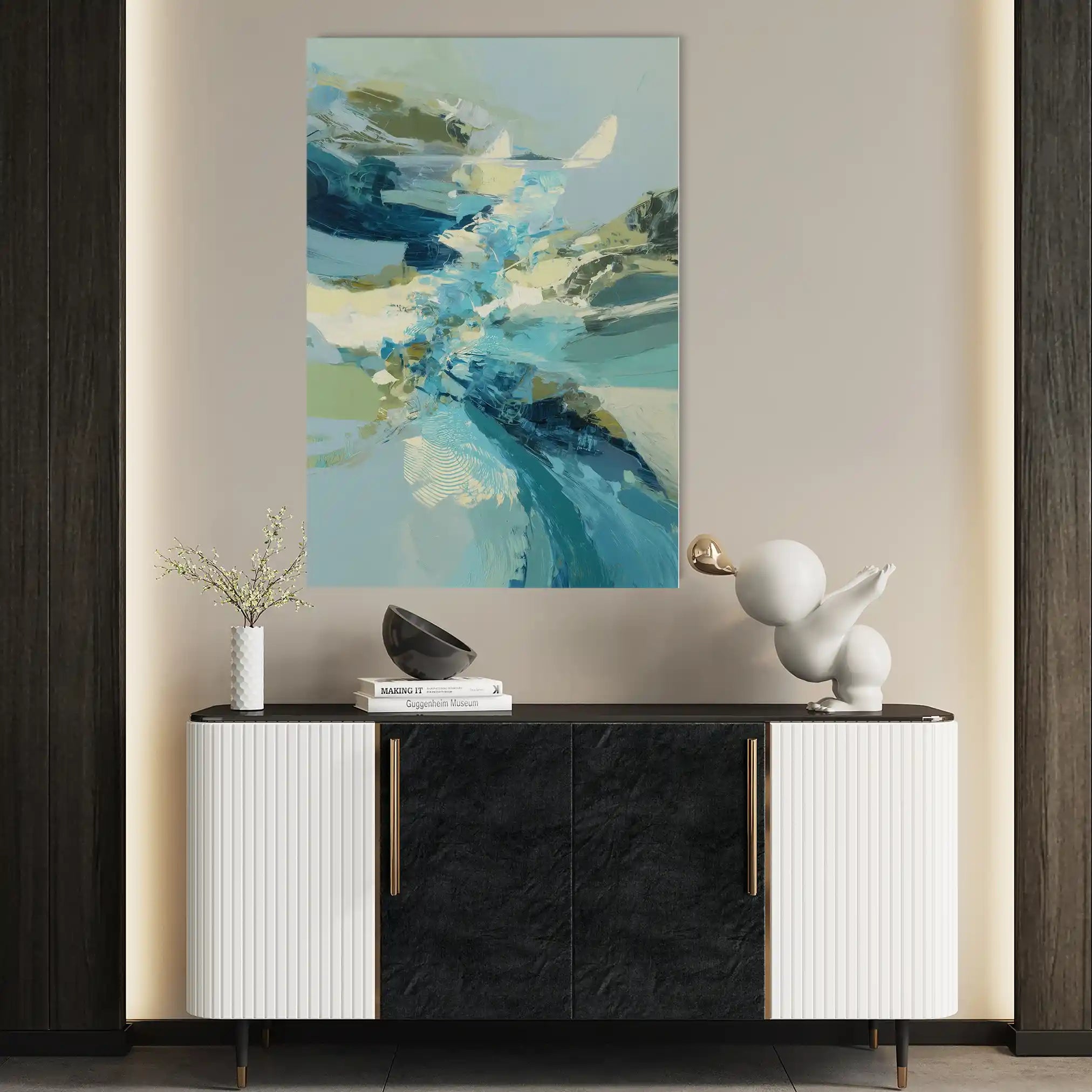 Abstract 2026 Canvas Art 60 x 40 cm / Stretched on hidden frame
