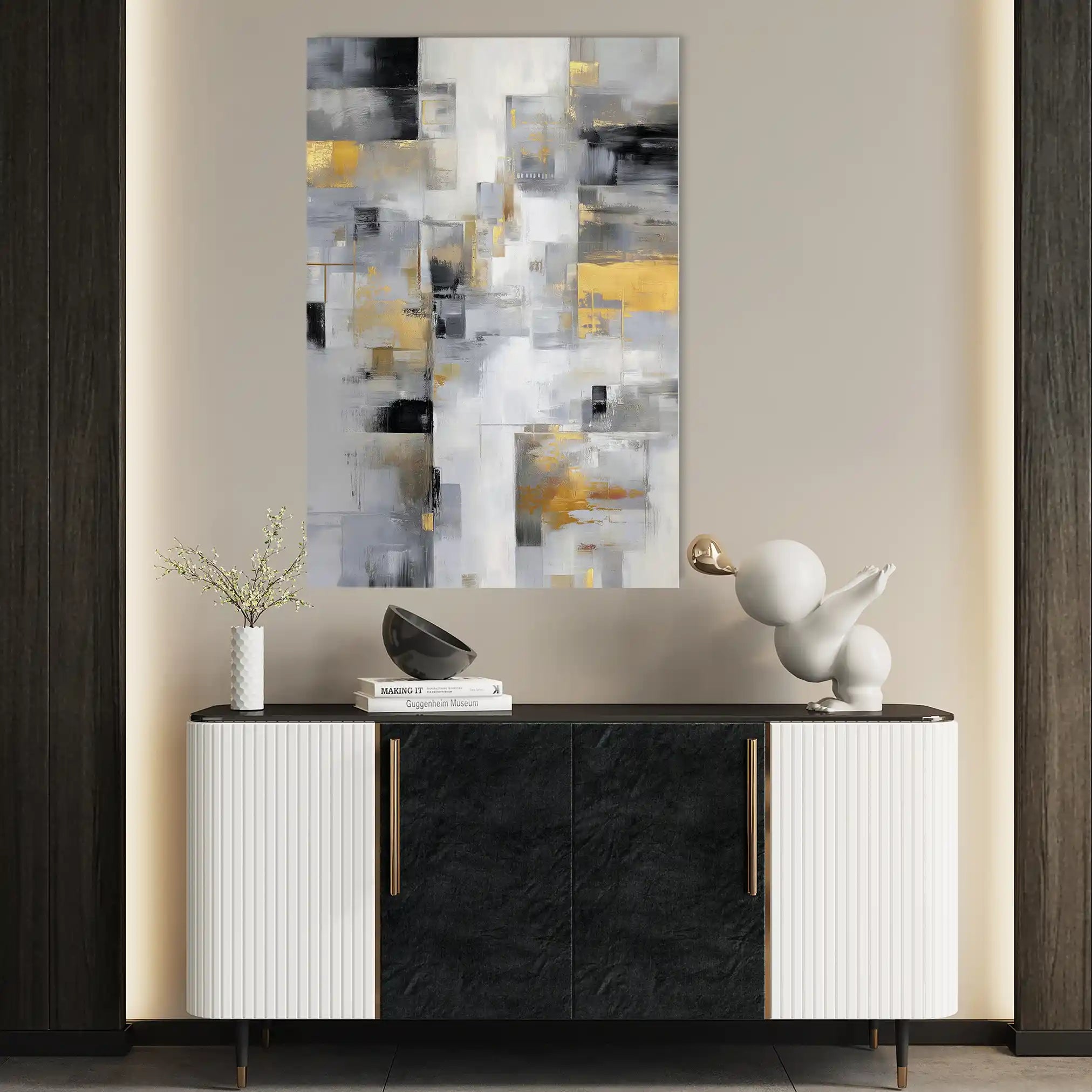 Abstract 2028 Canvas Art 60 x 40 cm / Stretched on hidden frame