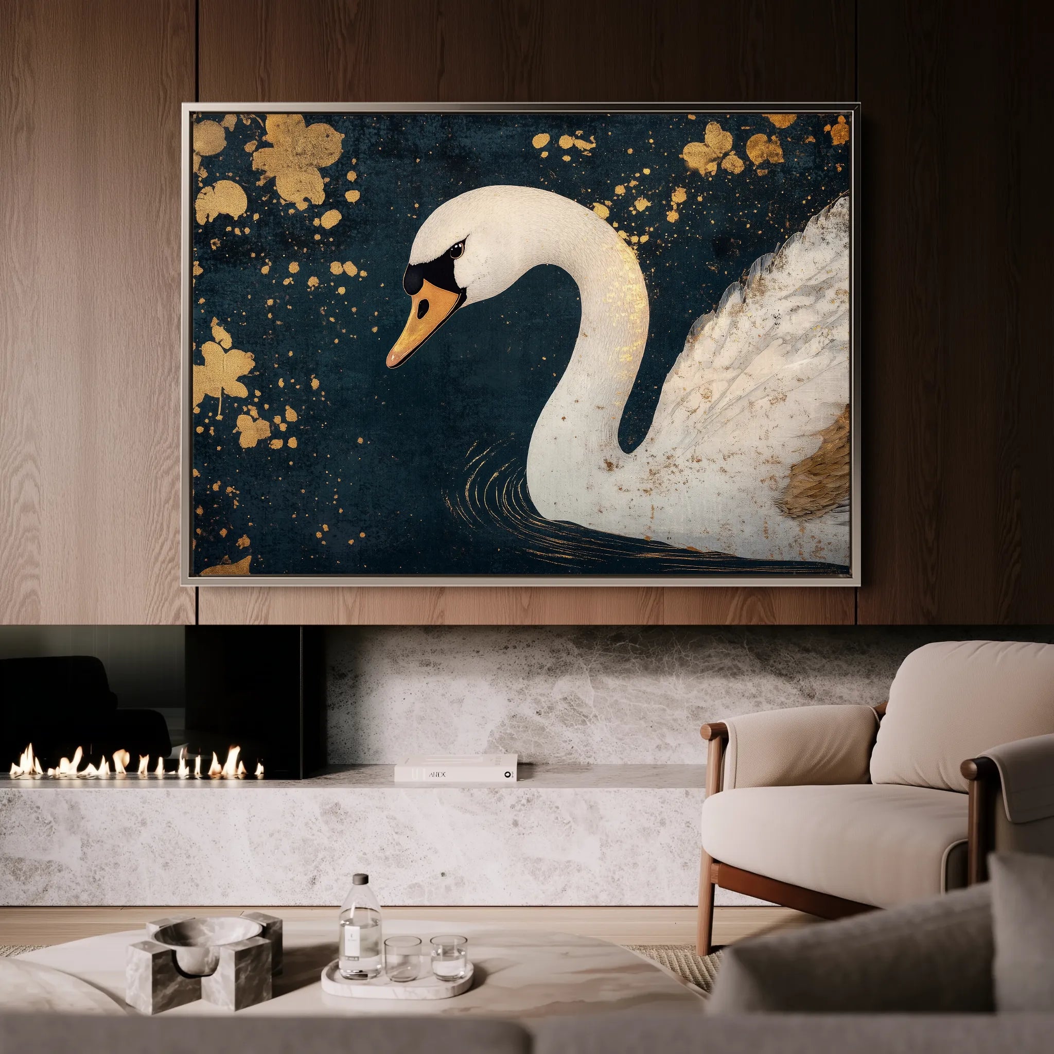 Animals Canvas Wall Art WAD203-AN 90 x 60 cm / Stretched on hidden frame