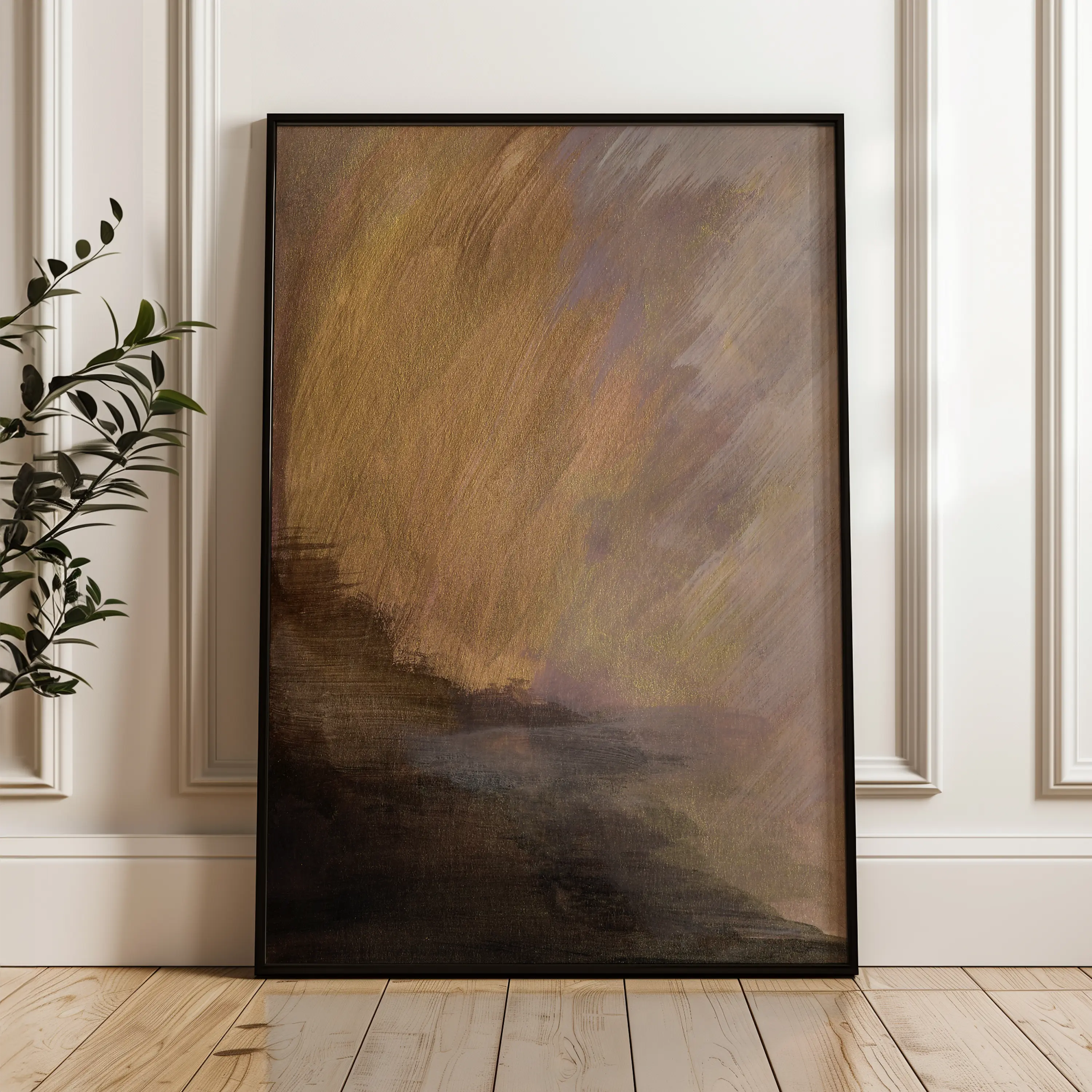 Abstract Canvas Wall Art WAD203-A 90 x 60 cm / Stretched on hidden frame