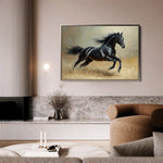 Horses 203 Canvas Art 90 x 60 cm / Stretched on hidden frame